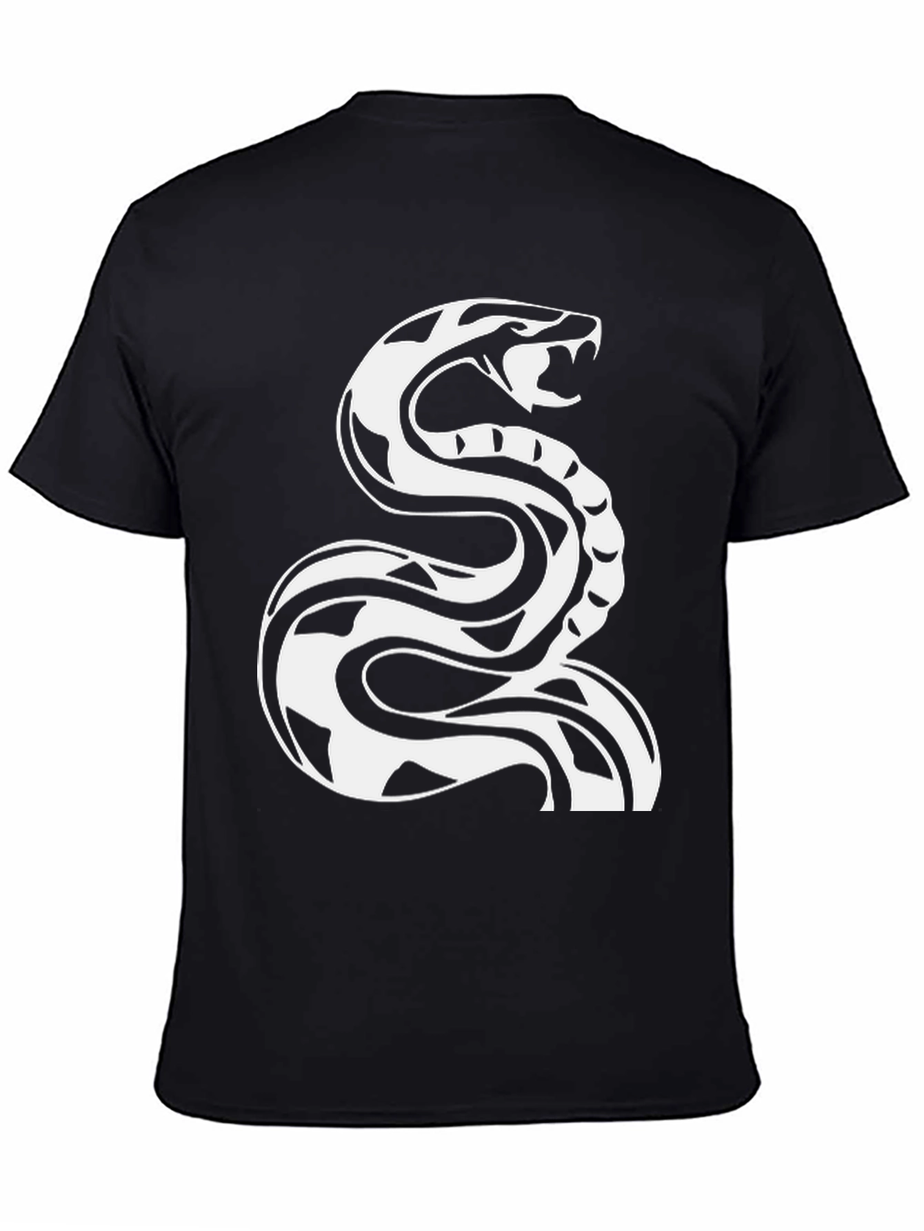 Snake Graphic T-Shirt - Bold Reptile Design