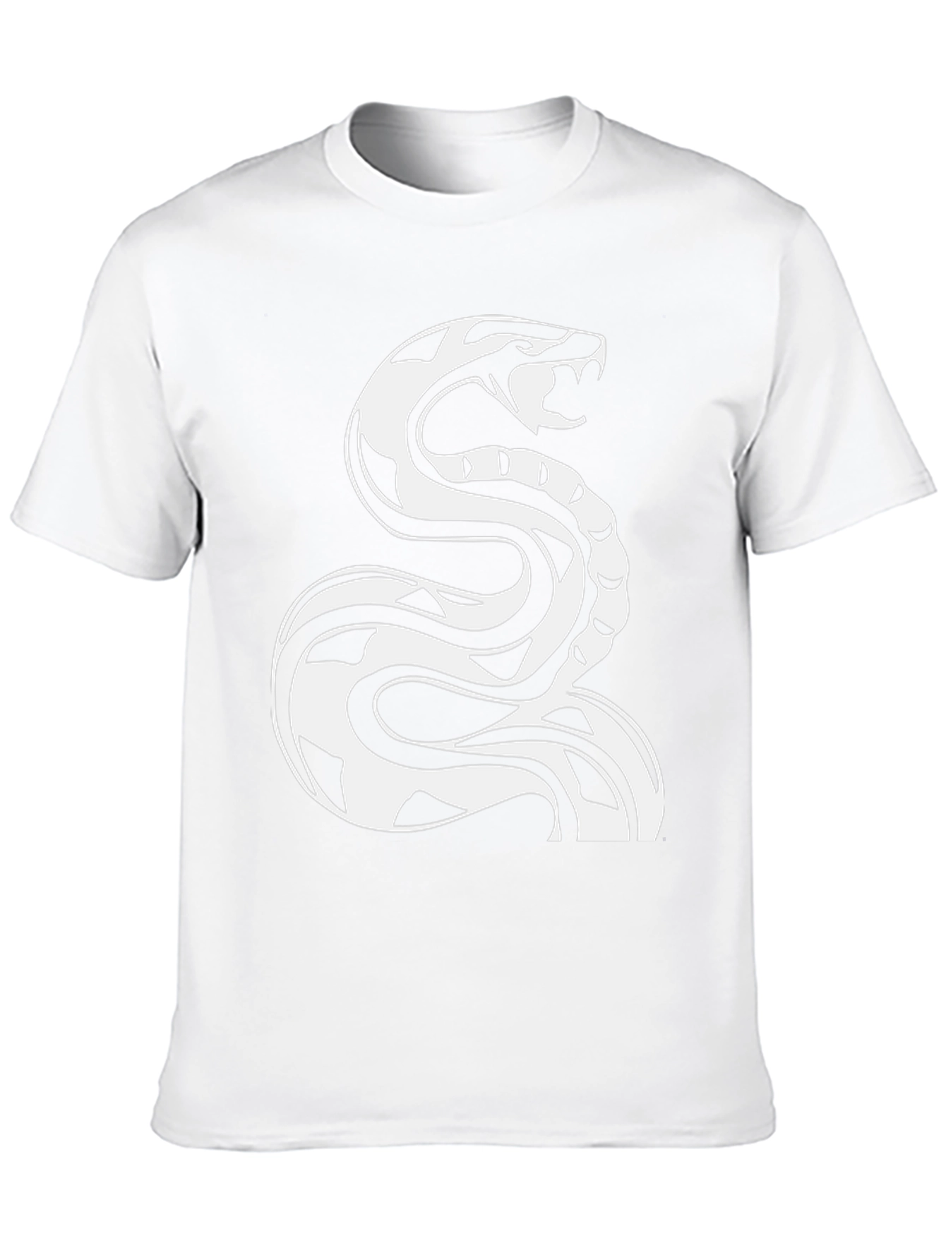 Snake Graphic T-Shirt - Bold Reptile Design