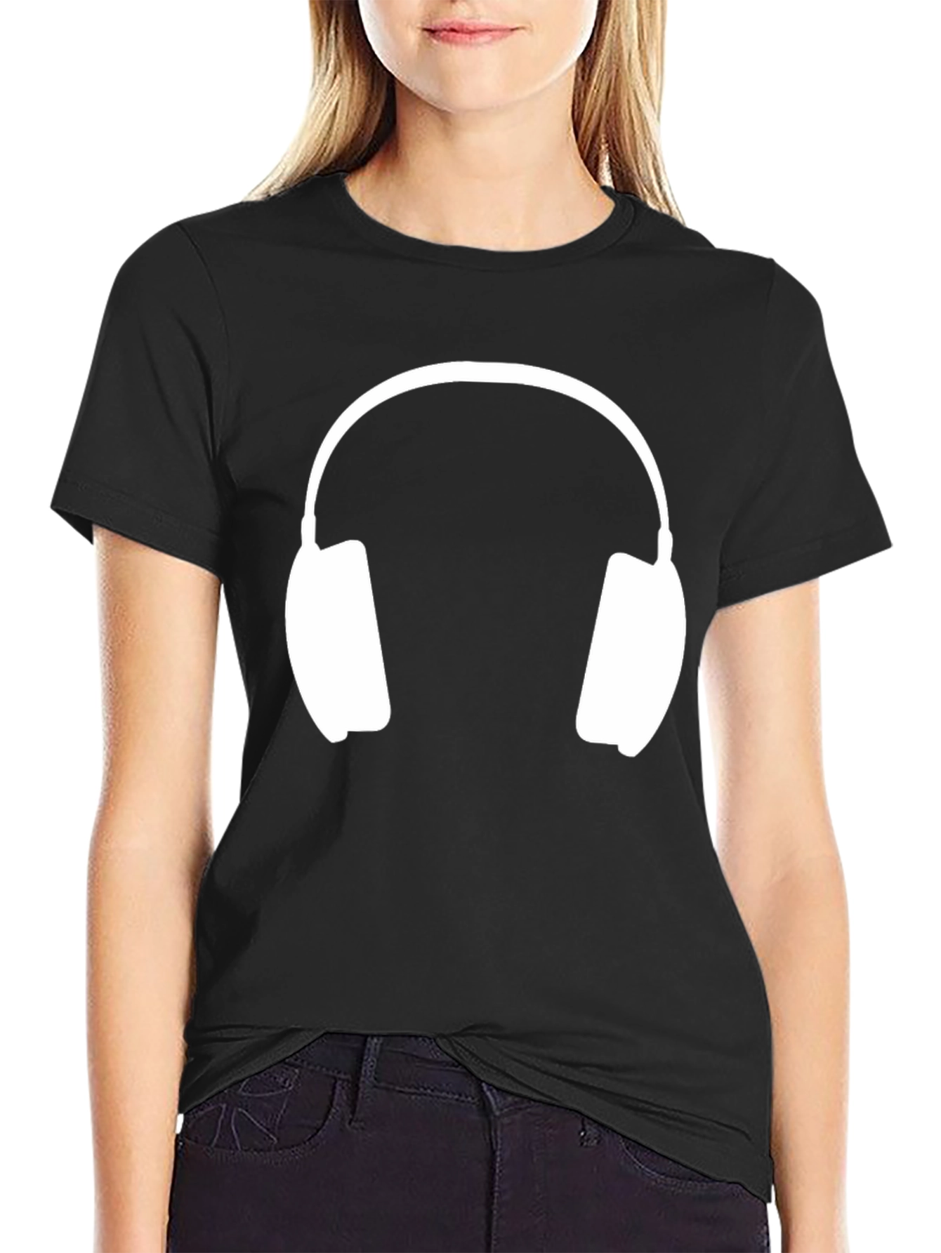 Headphones Graphic T-Shirt - Music Lover Tee