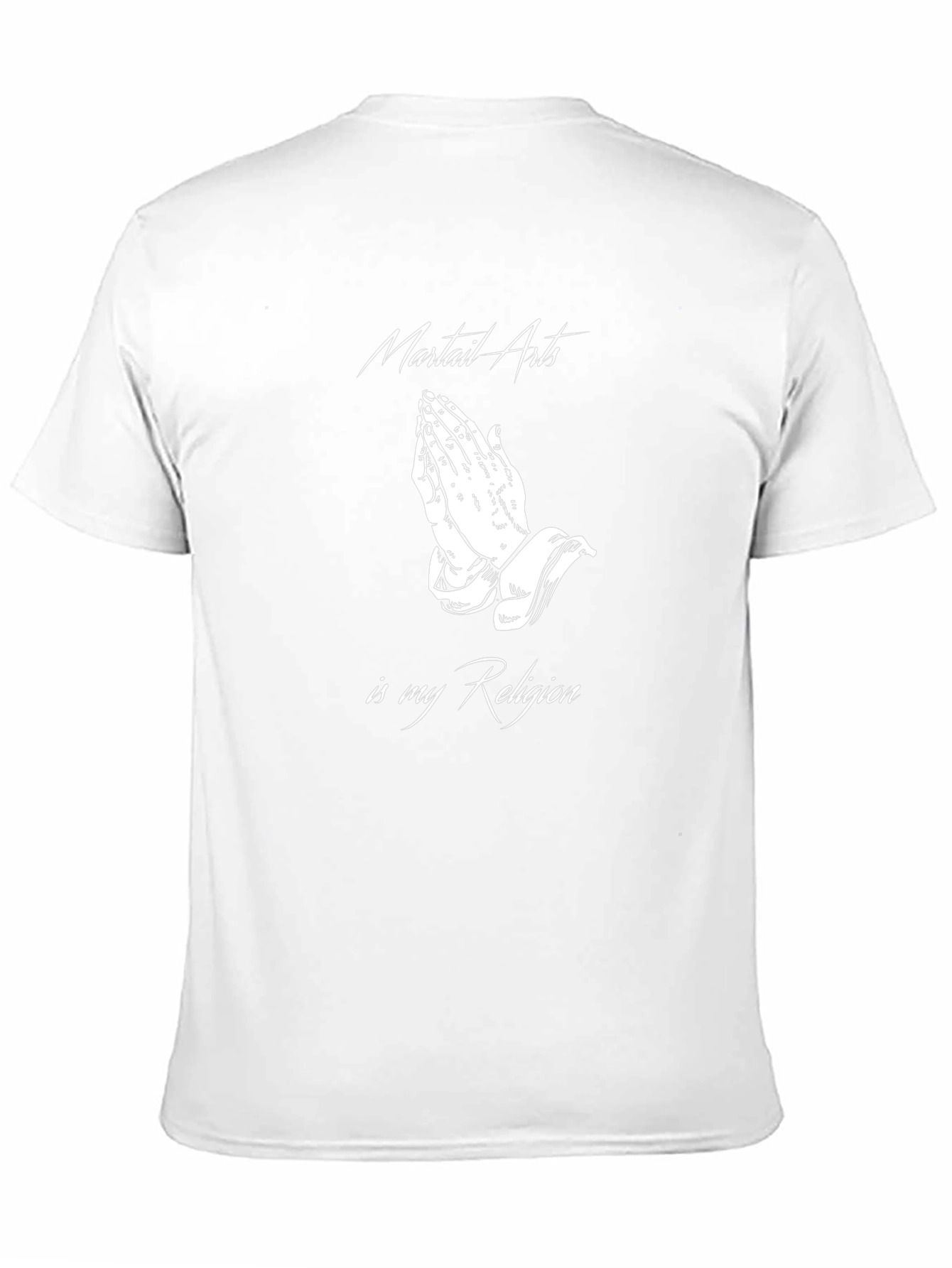 Martial Arts Religion T-Shirt - Black Cotton Graphic Tee