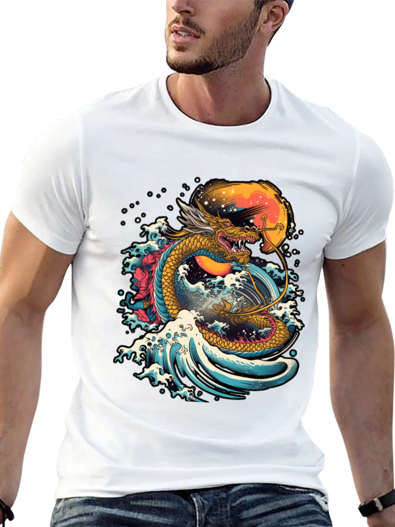 Dragon Wave Graphic Tee