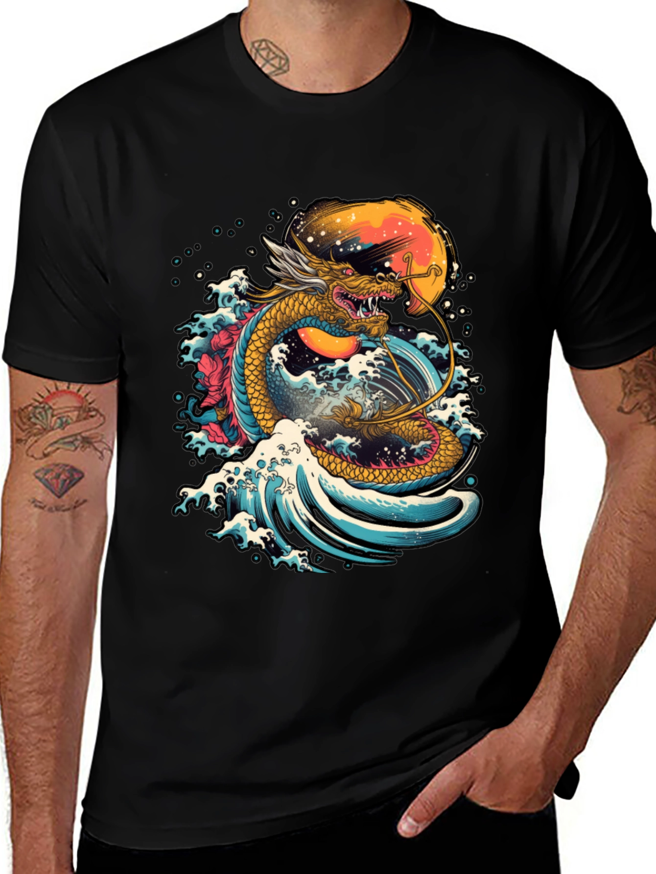 Dragon Wave Graphic Tee