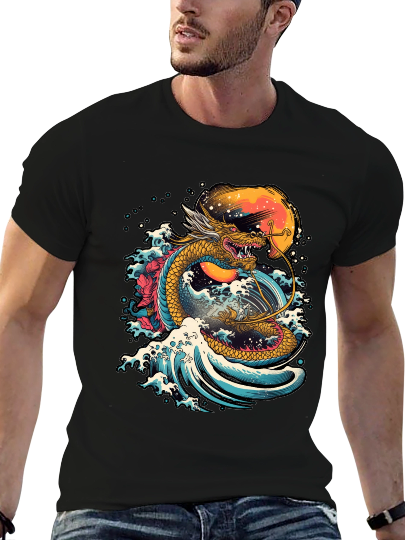 Dragon Wave Graphic Tee