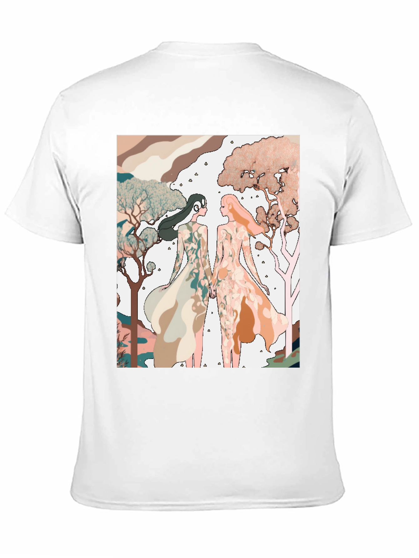Abstract Womens Print T-Shirt