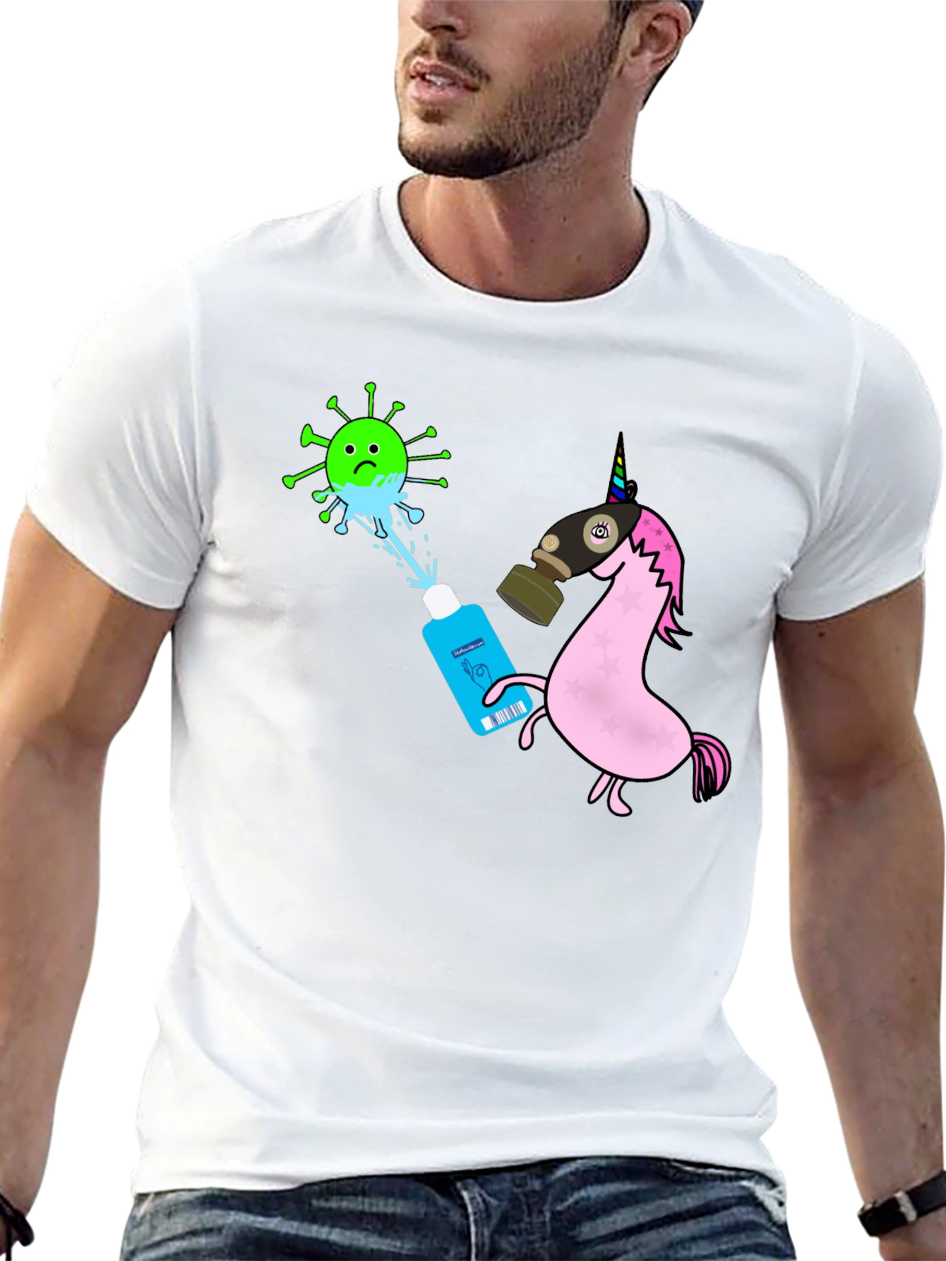 Unicorn vs Virus T-Shirt