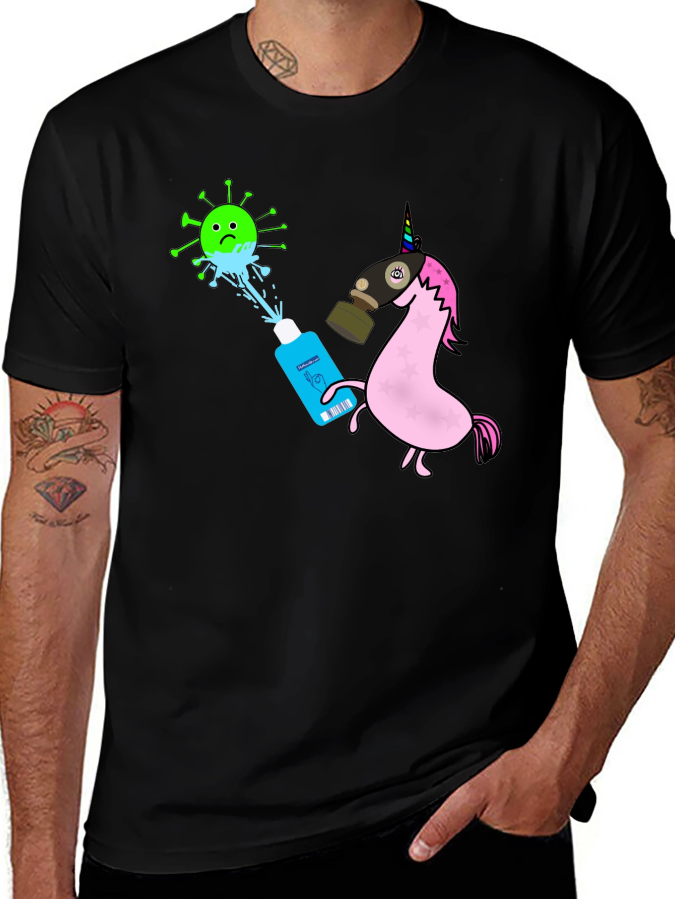 Unicorn vs Virus T-Shirt