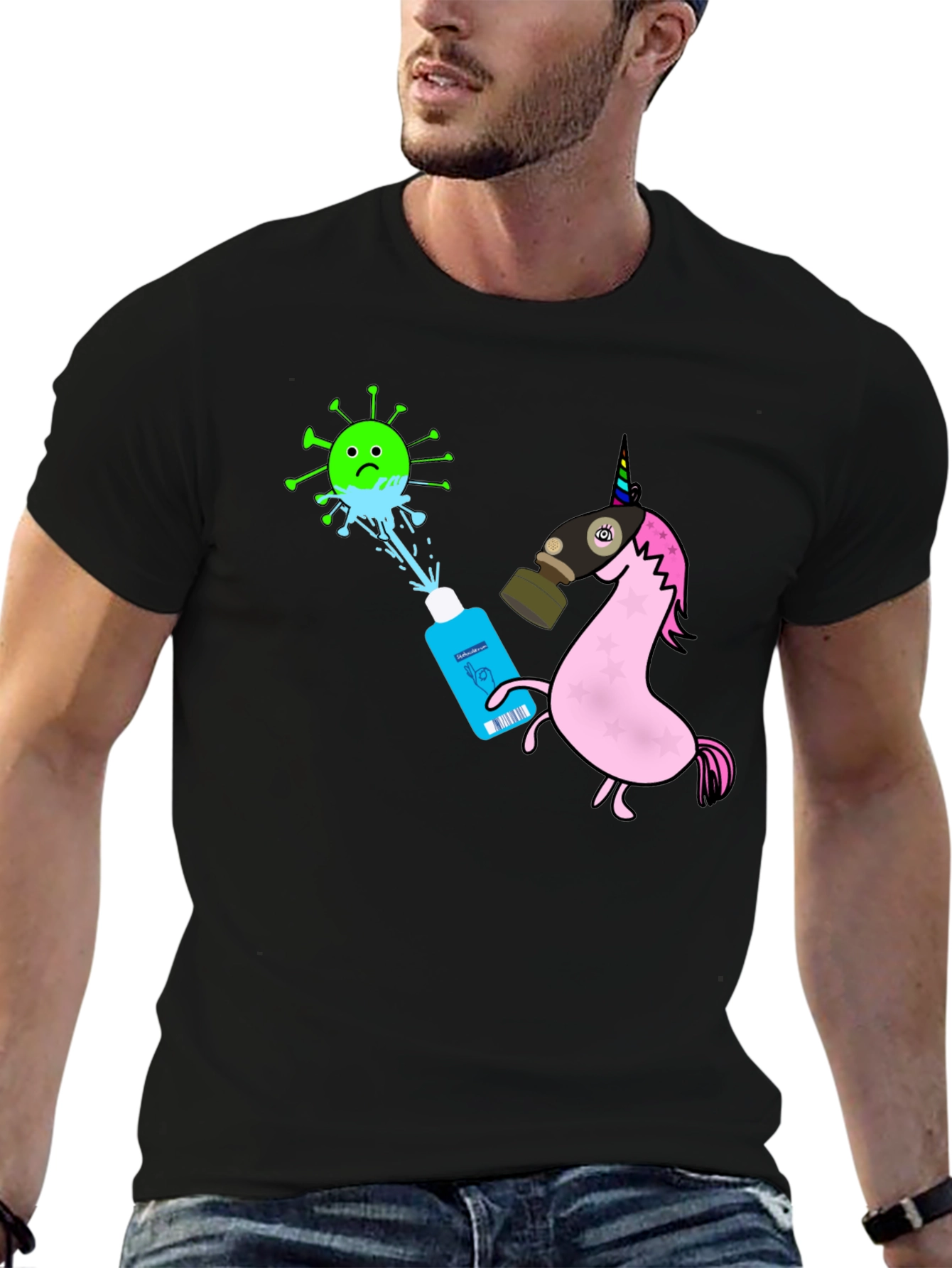Unicorn vs Virus T-Shirt