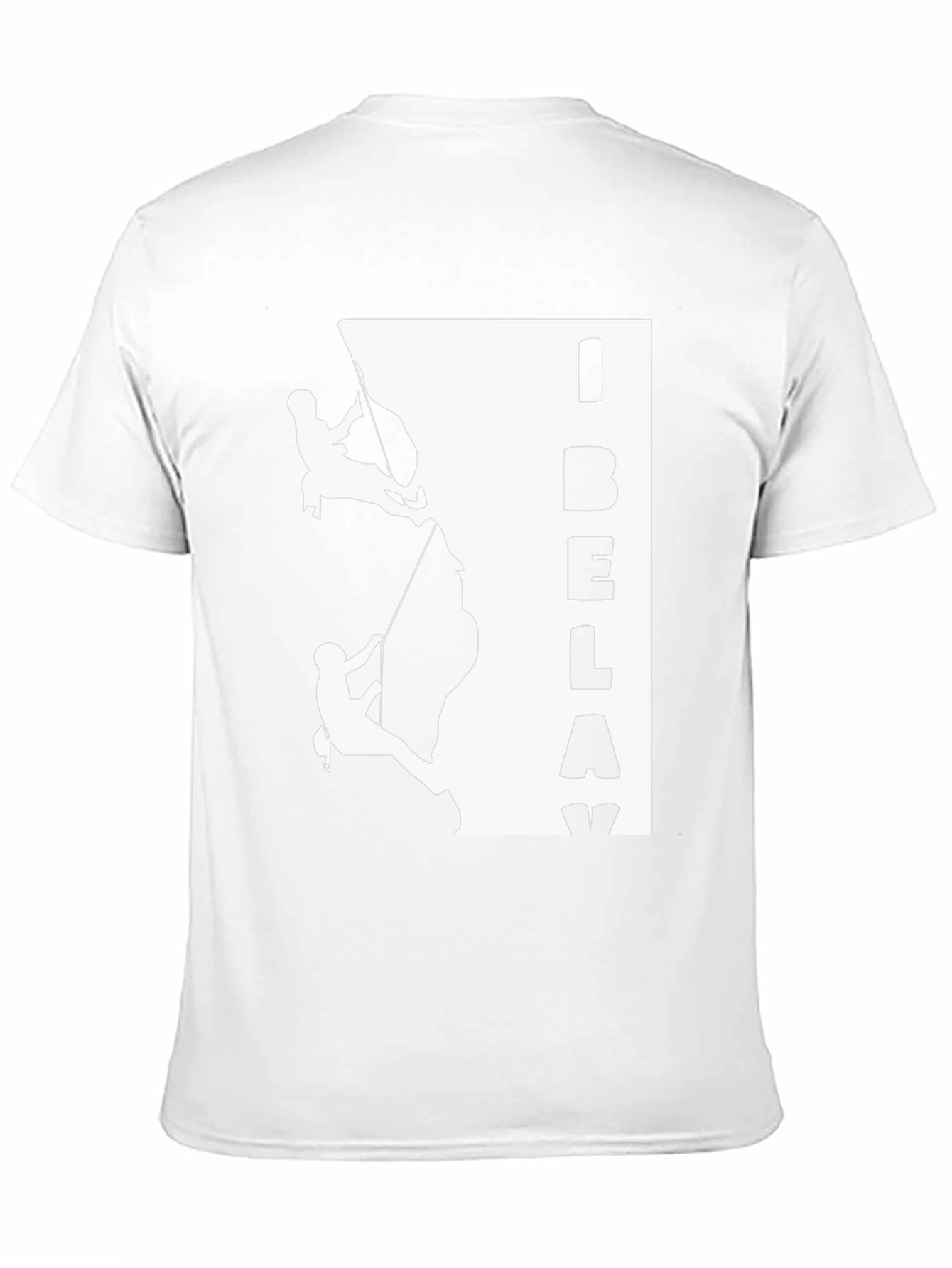 I Belay Climbing Graphic T-Shirt - Black