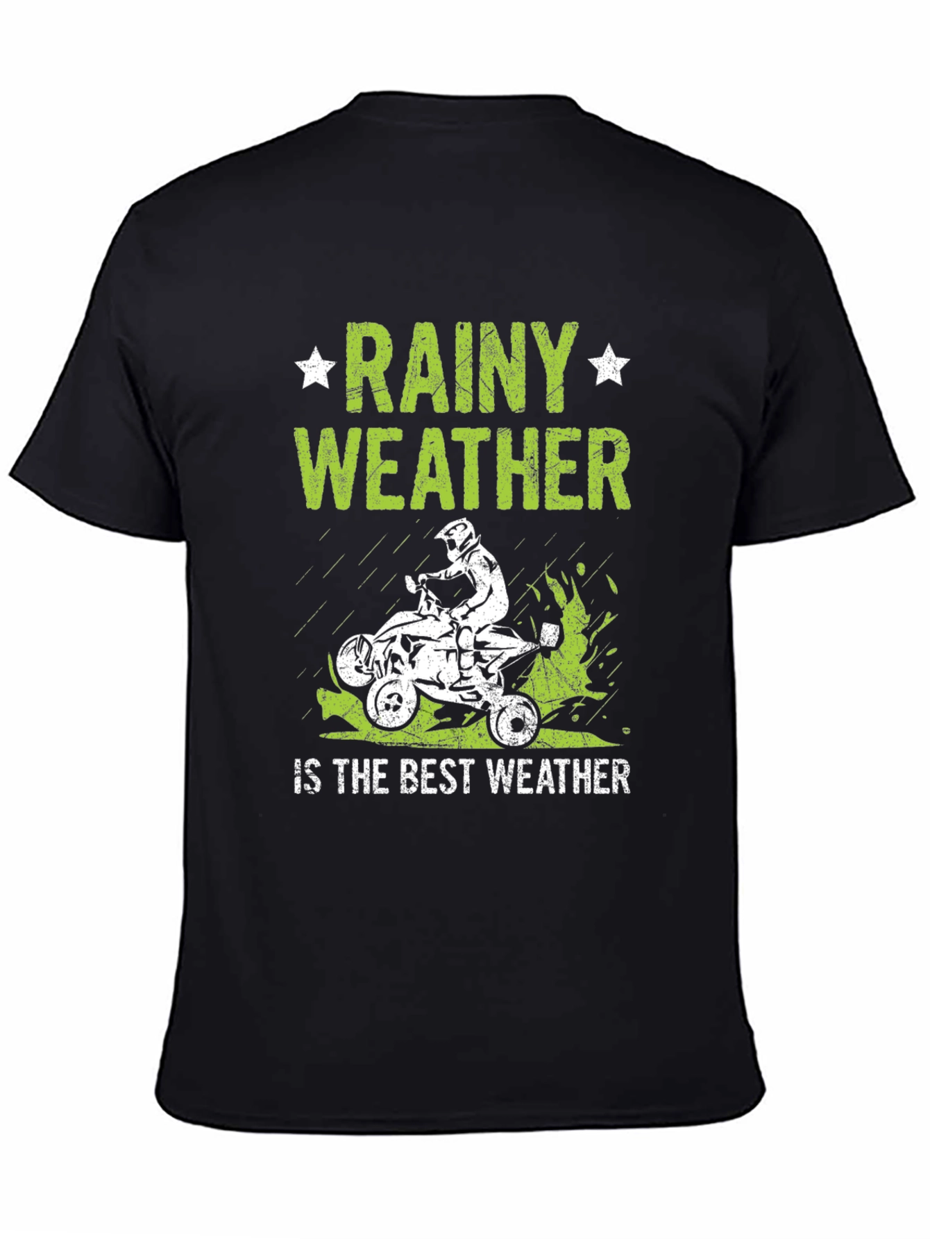 Rainy Weather ATV Rider T-Shirt