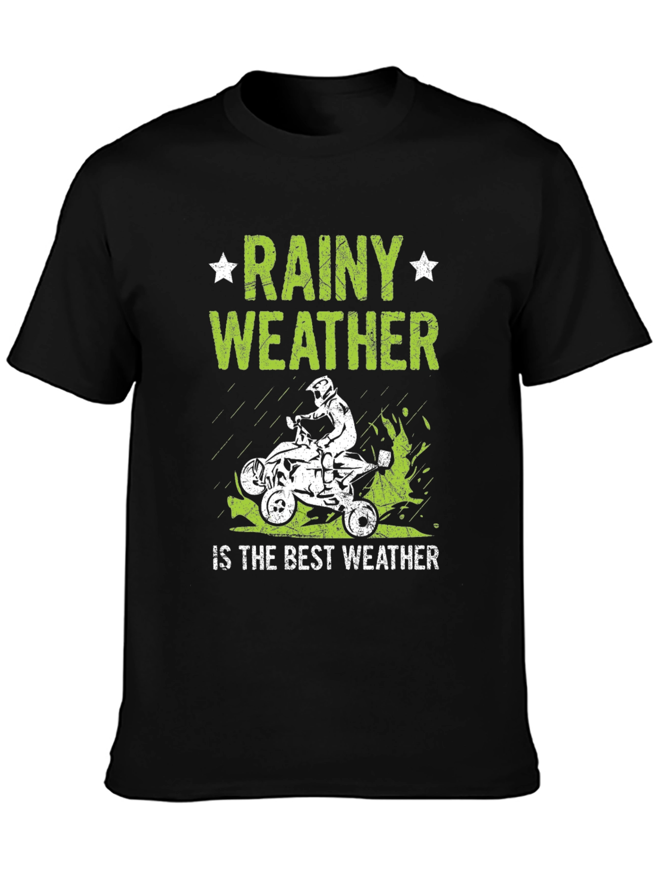 Rainy Weather ATV Rider T-Shirt