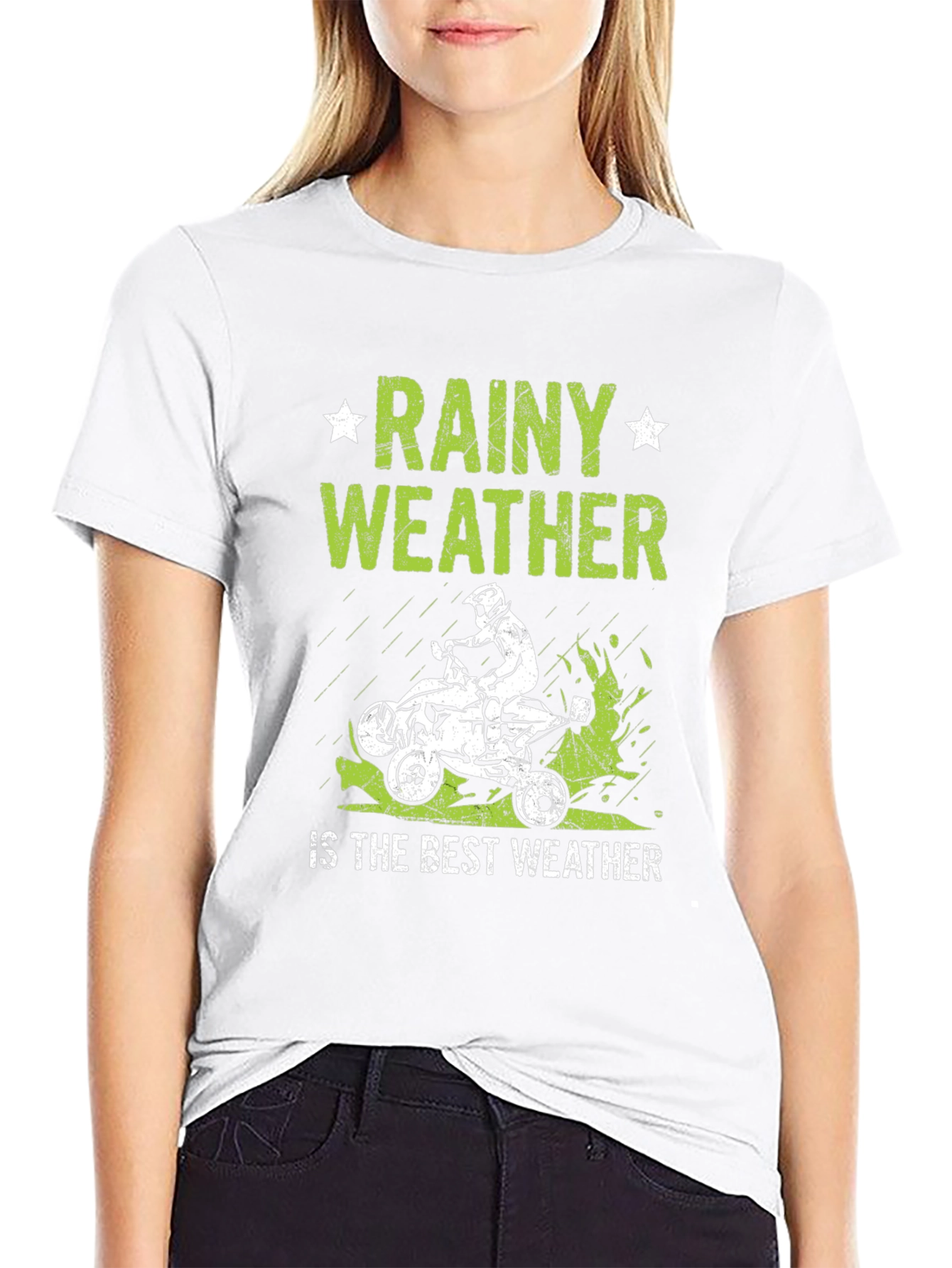Rainy Weather ATV Rider T-Shirt