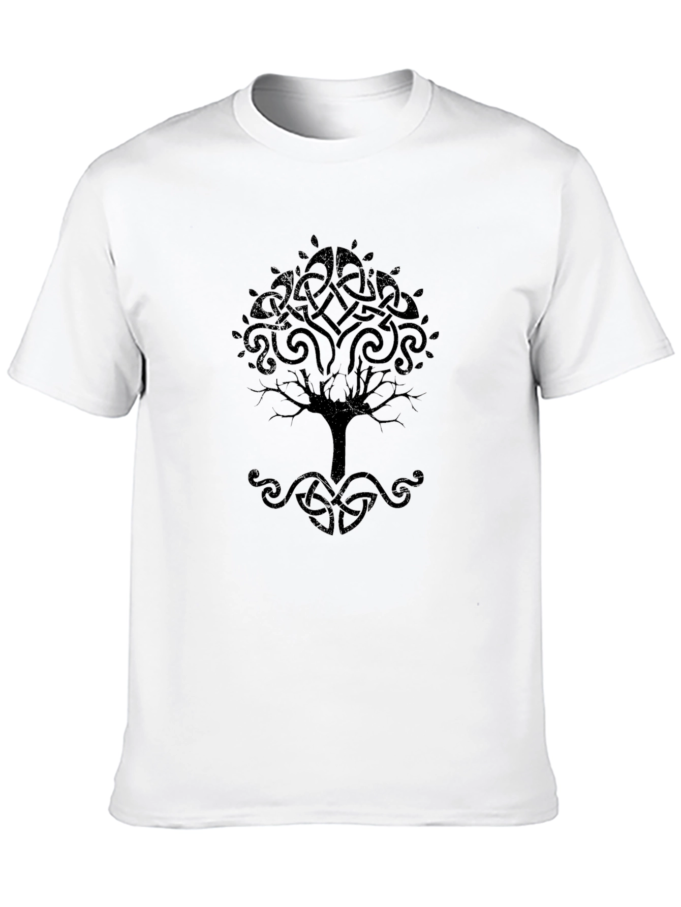 Black Celtic Tree of Life Graphic Tee