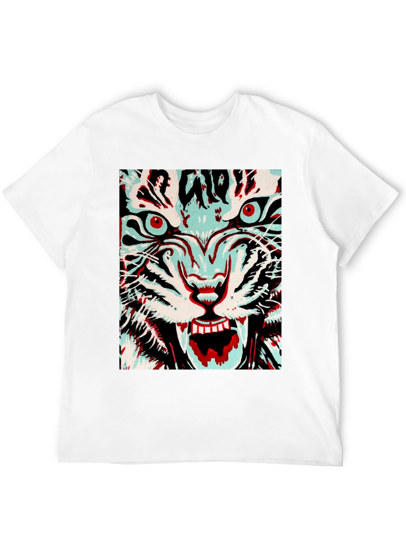 Tiger Graphic Tee - Fierce Style
