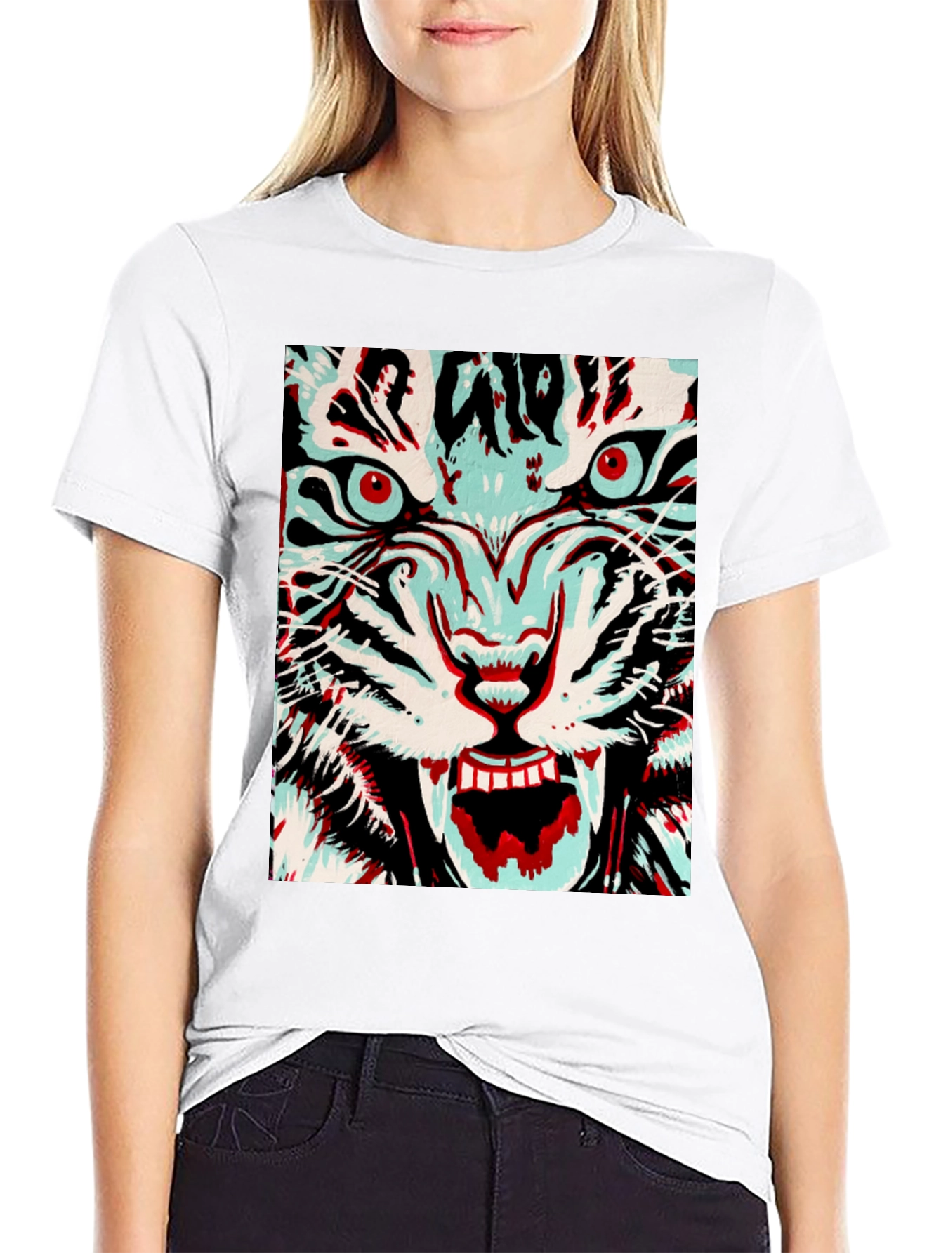 Tiger Graphic Tee - Fierce Style