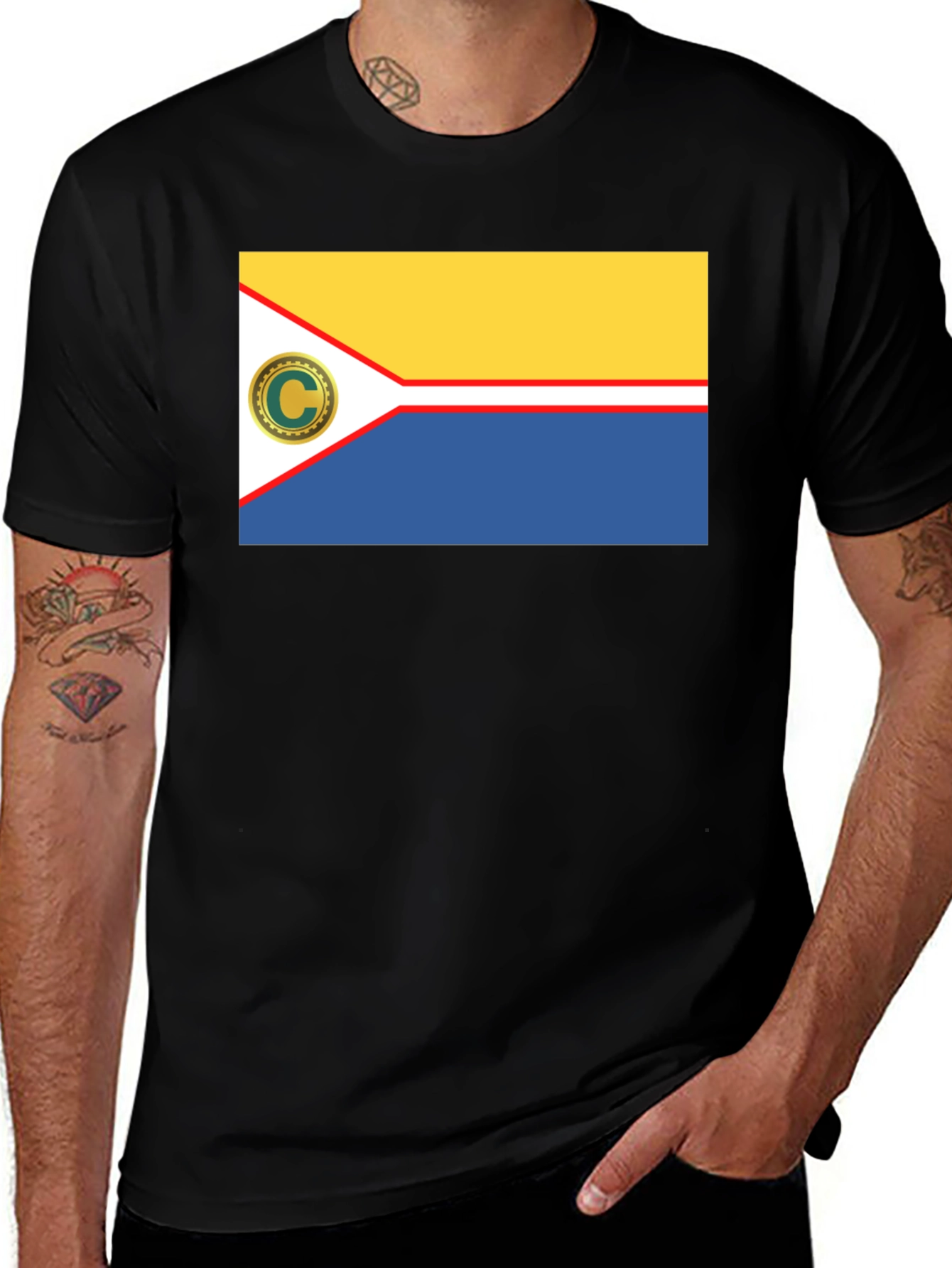 Sint Eustatius Flag T-Shirt