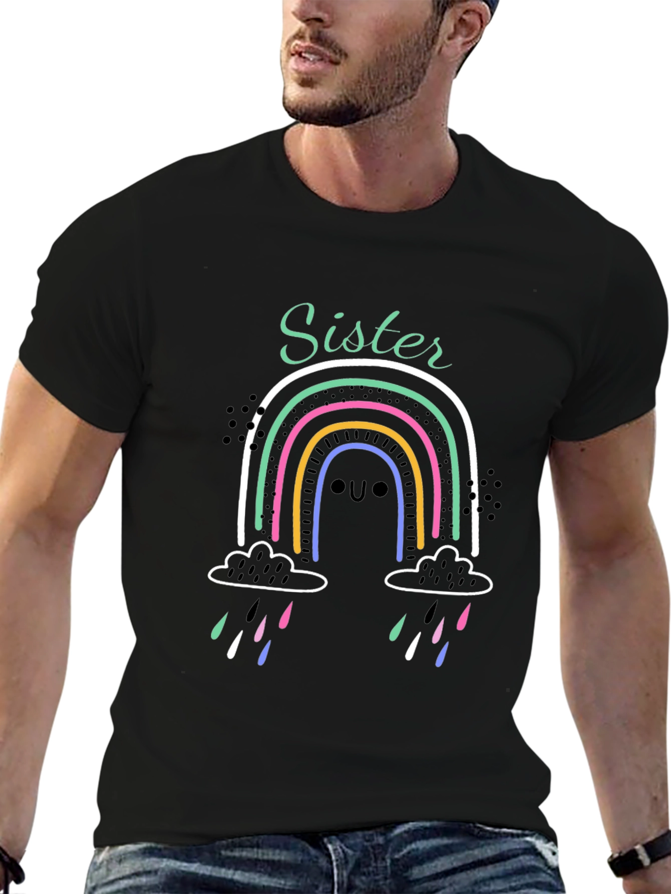 Sister Rainbow T-Shirt - Cute & Comfy