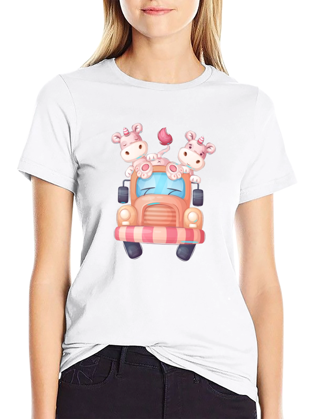 Unicorn Truck Graphic Tee