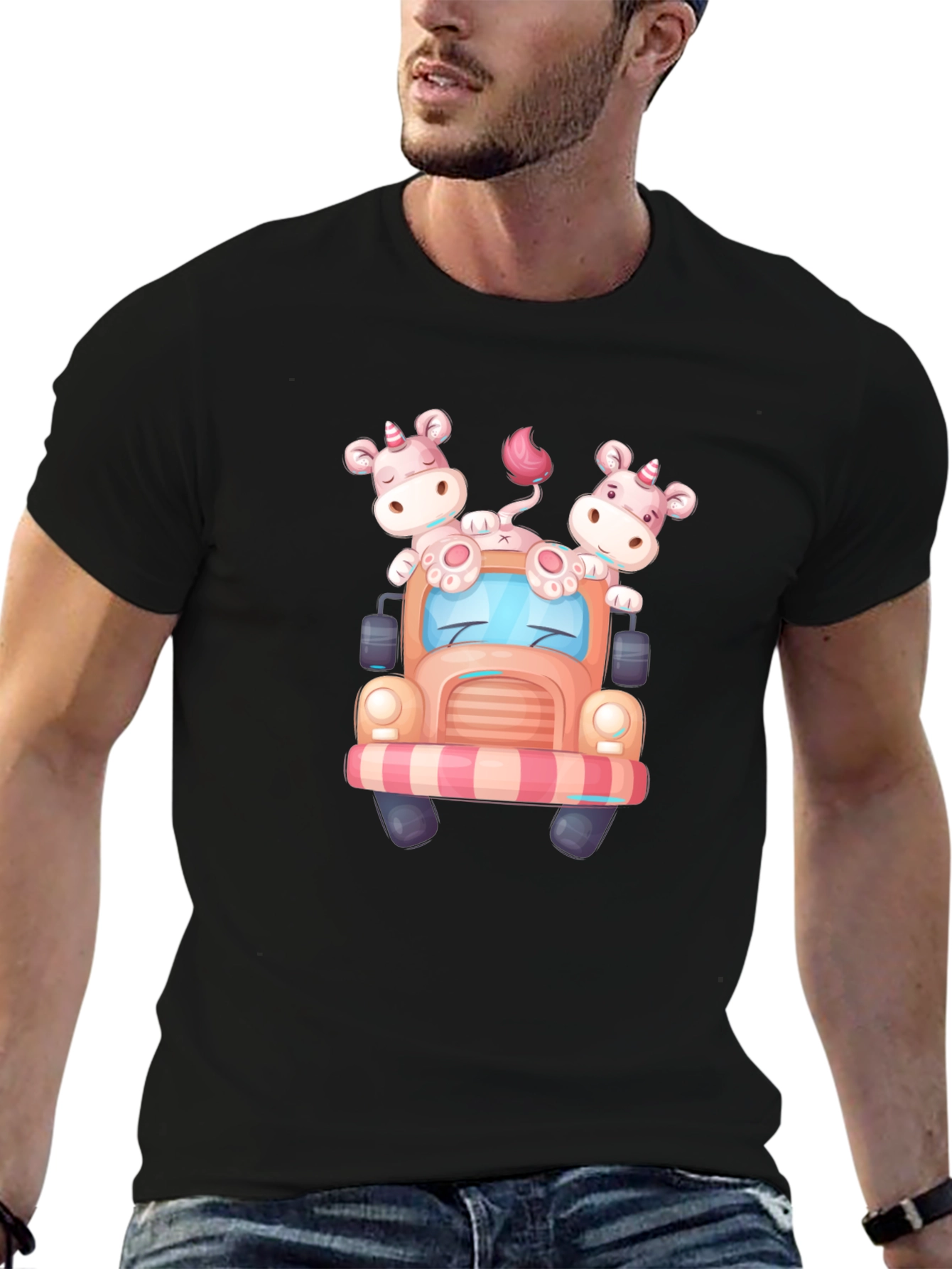 Unicorn Truck Graphic Tee