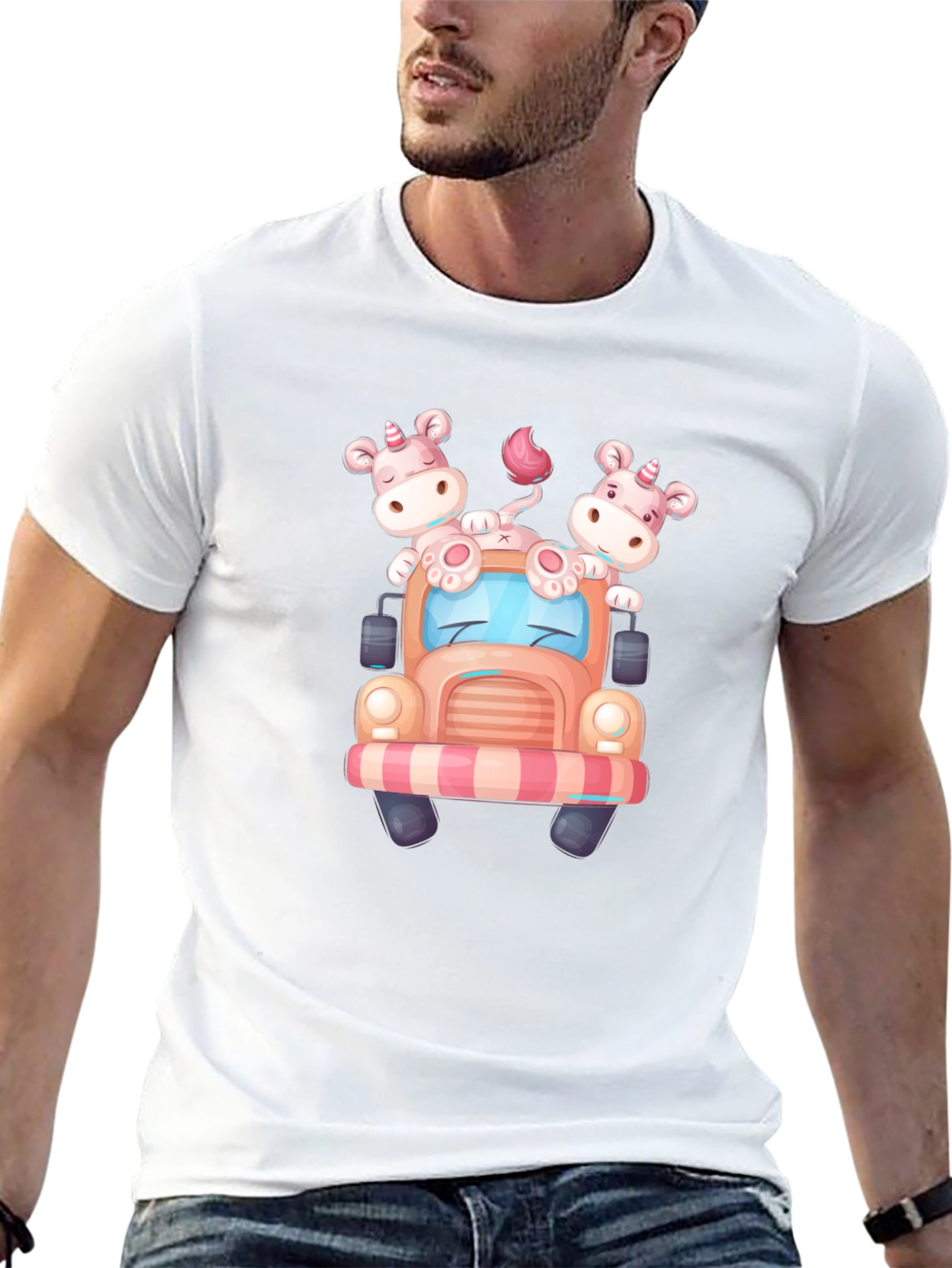 Unicorn Truck Graphic Tee
