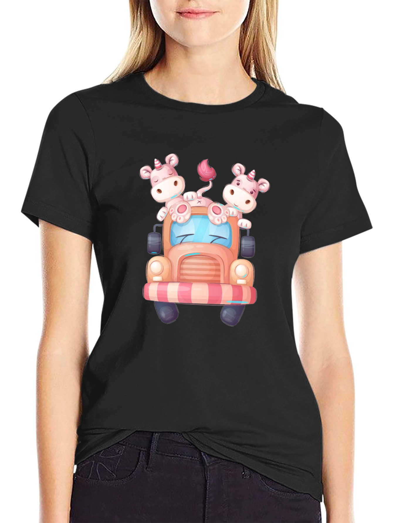 Unicorn Truck Graphic Tee