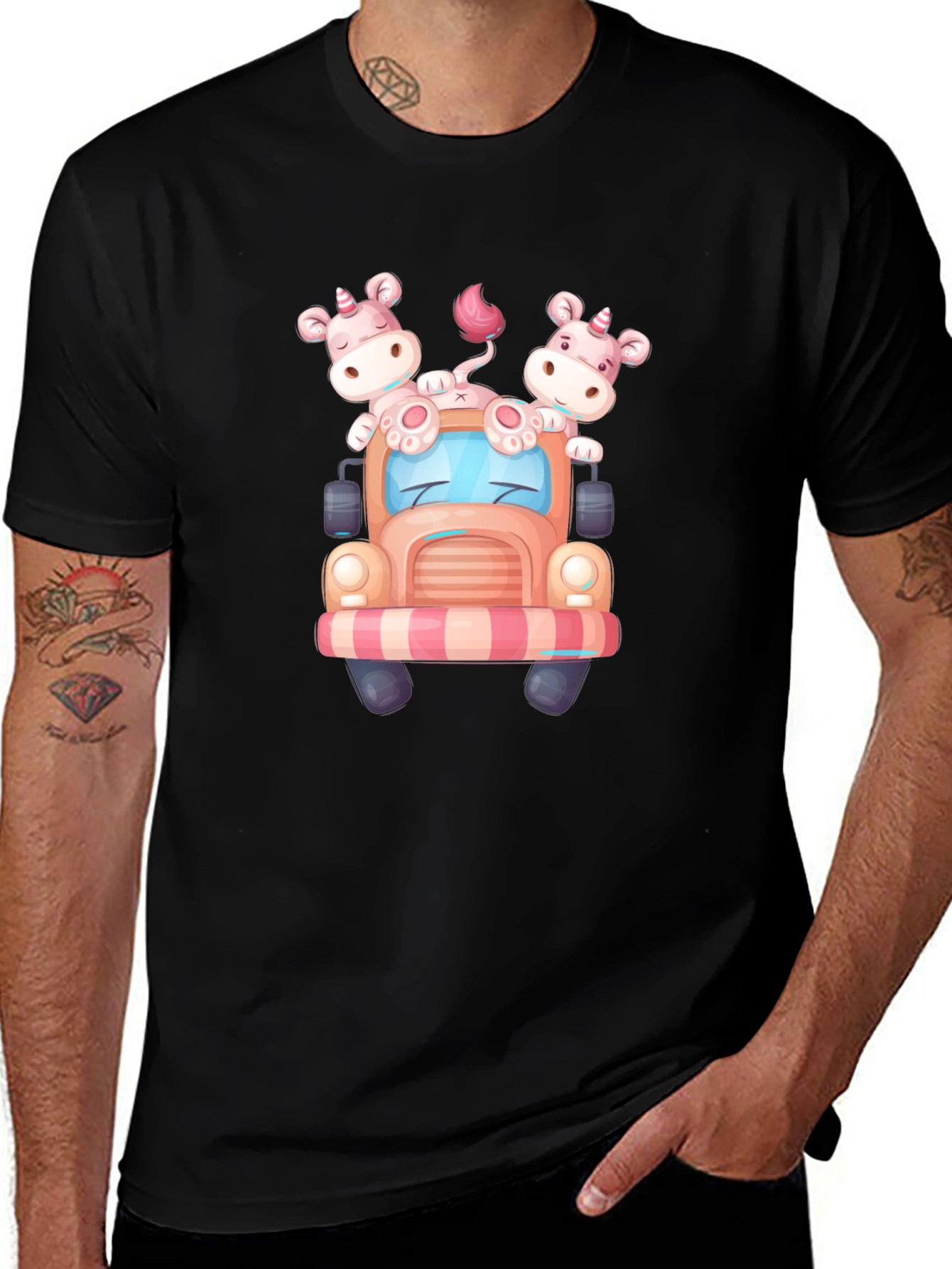 Unicorn Truck Graphic Tee