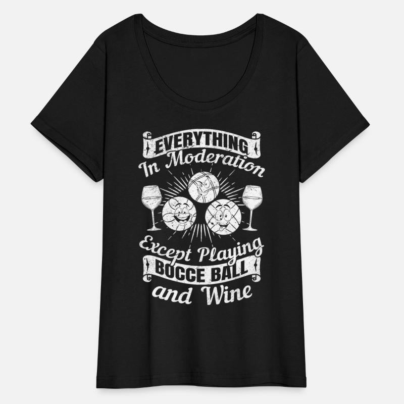 Everything in moderation except playing Bocce ball