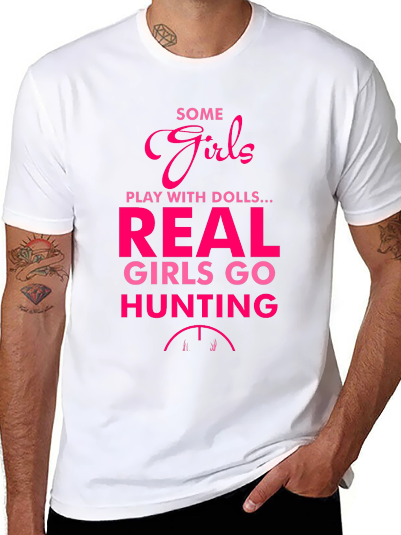 Some Girls Hunt Graphic T-Shirt