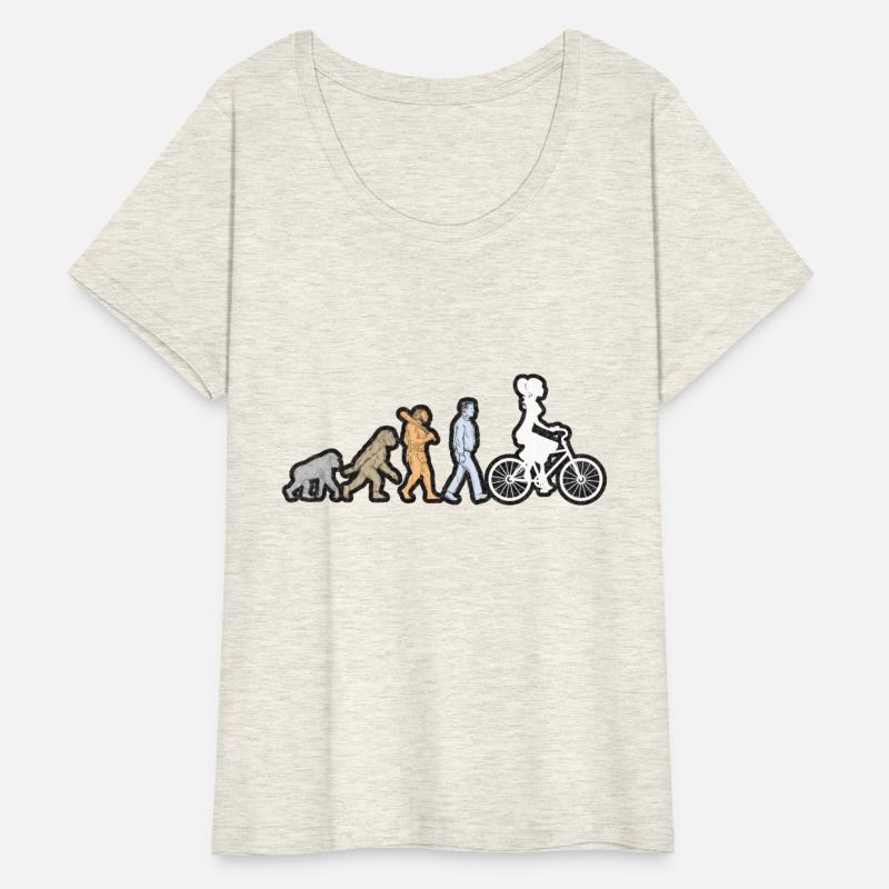 Evolution of bike female white grunge