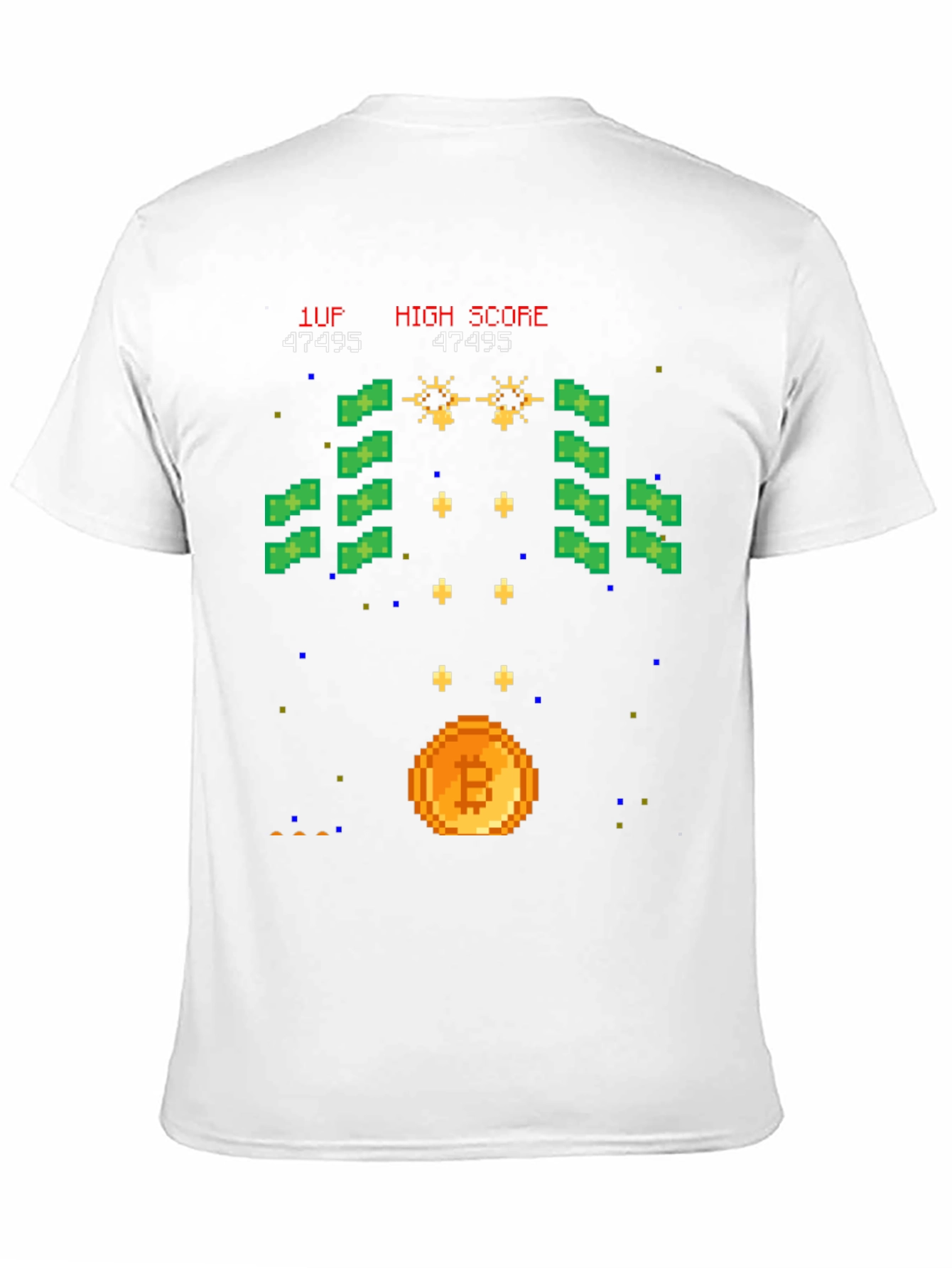 Bitcoin Arcade T-Shirt - Crypto Gamer Style