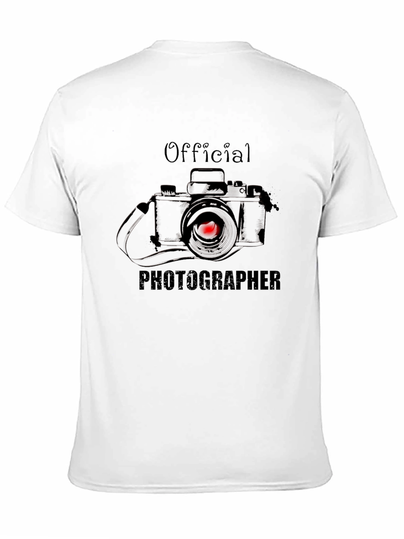 Official Photographer Graphic T-Shirt - Black