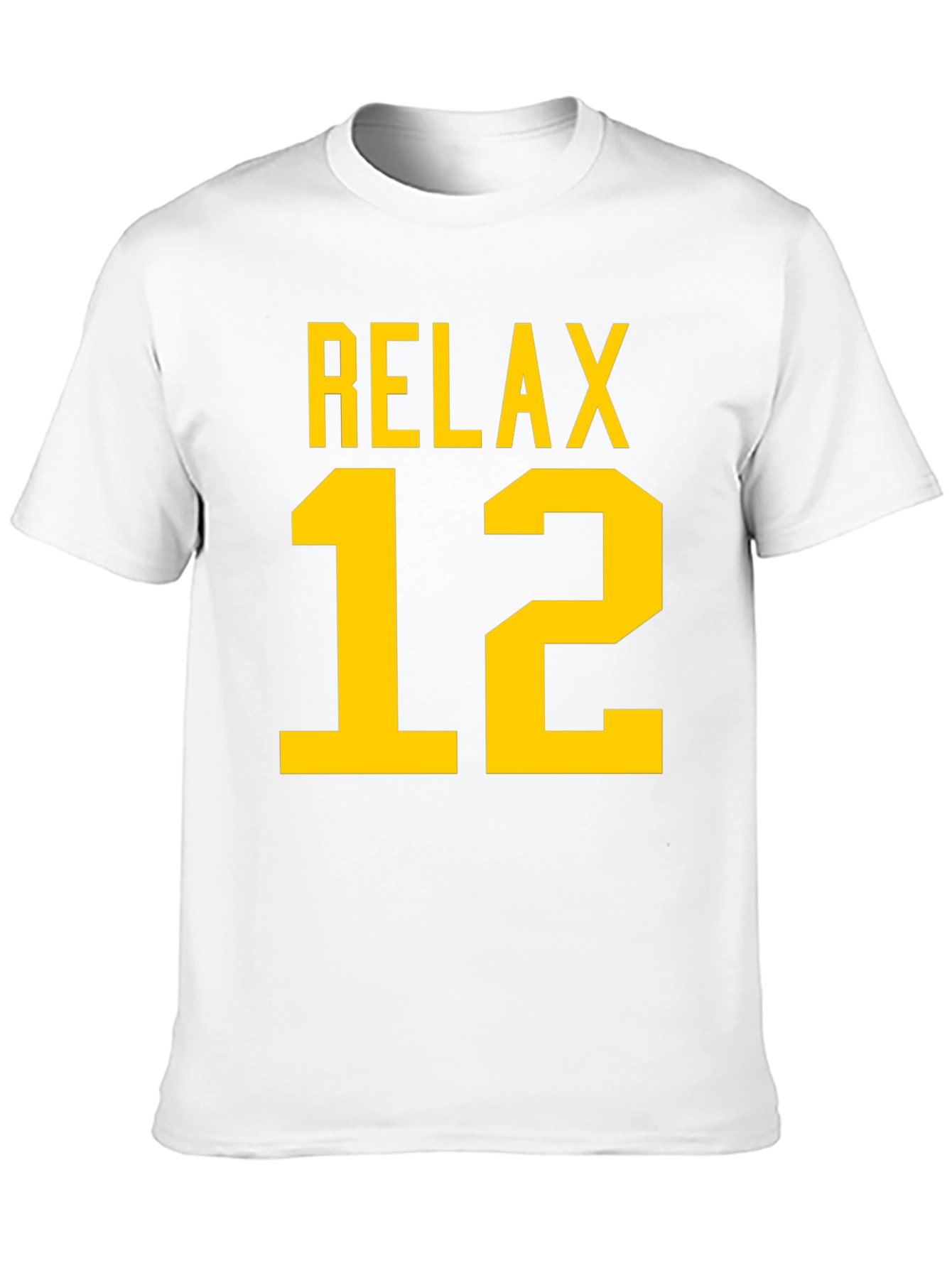 Relax 12 T-Shirt - Black & Gold Casual Wear