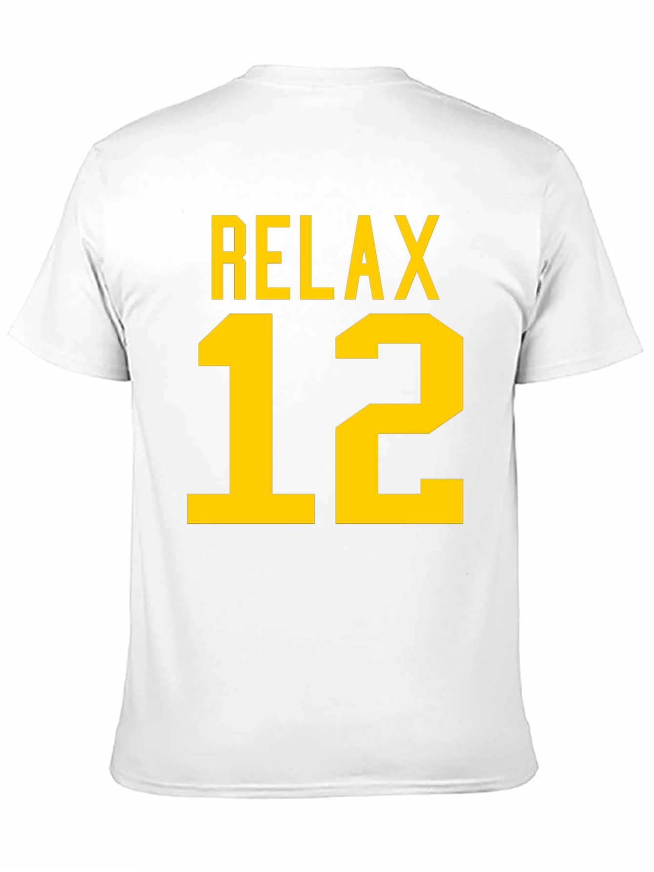 Relax 12 T-Shirt - Black & Gold Casual Wear