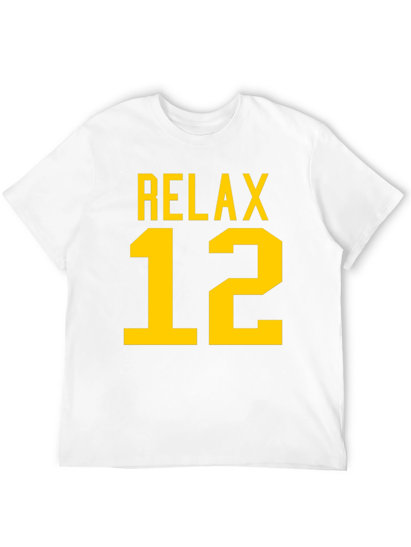 Relax 12 T-Shirt - Black & Gold Casual Wear