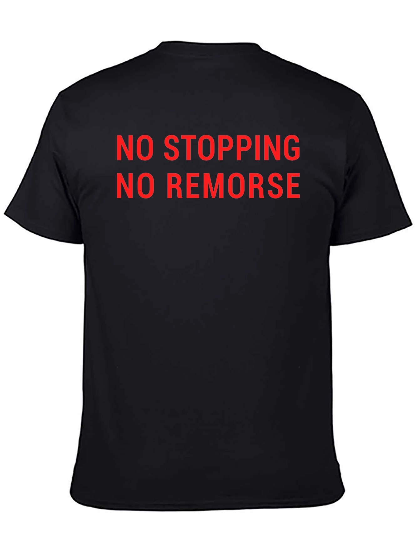 No Stopping No Remorse Graphic Tee - Black