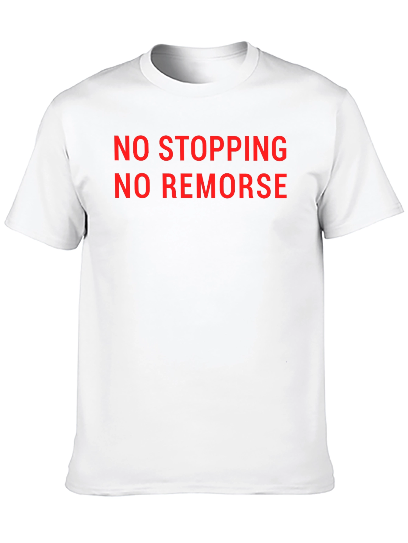 No Stopping No Remorse Graphic Tee - Black