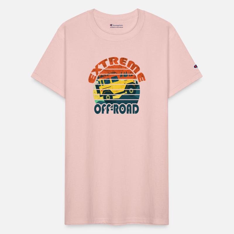 Extreme Jeep Off-Road Retro Vintage Cartoon
