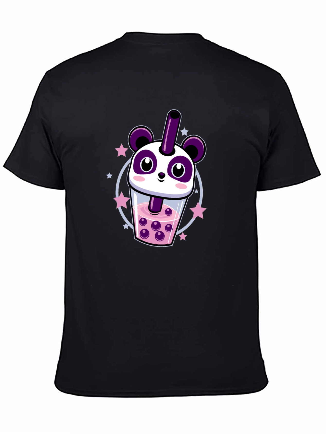Kawaii Panda Bubble Tea Graphic Tee