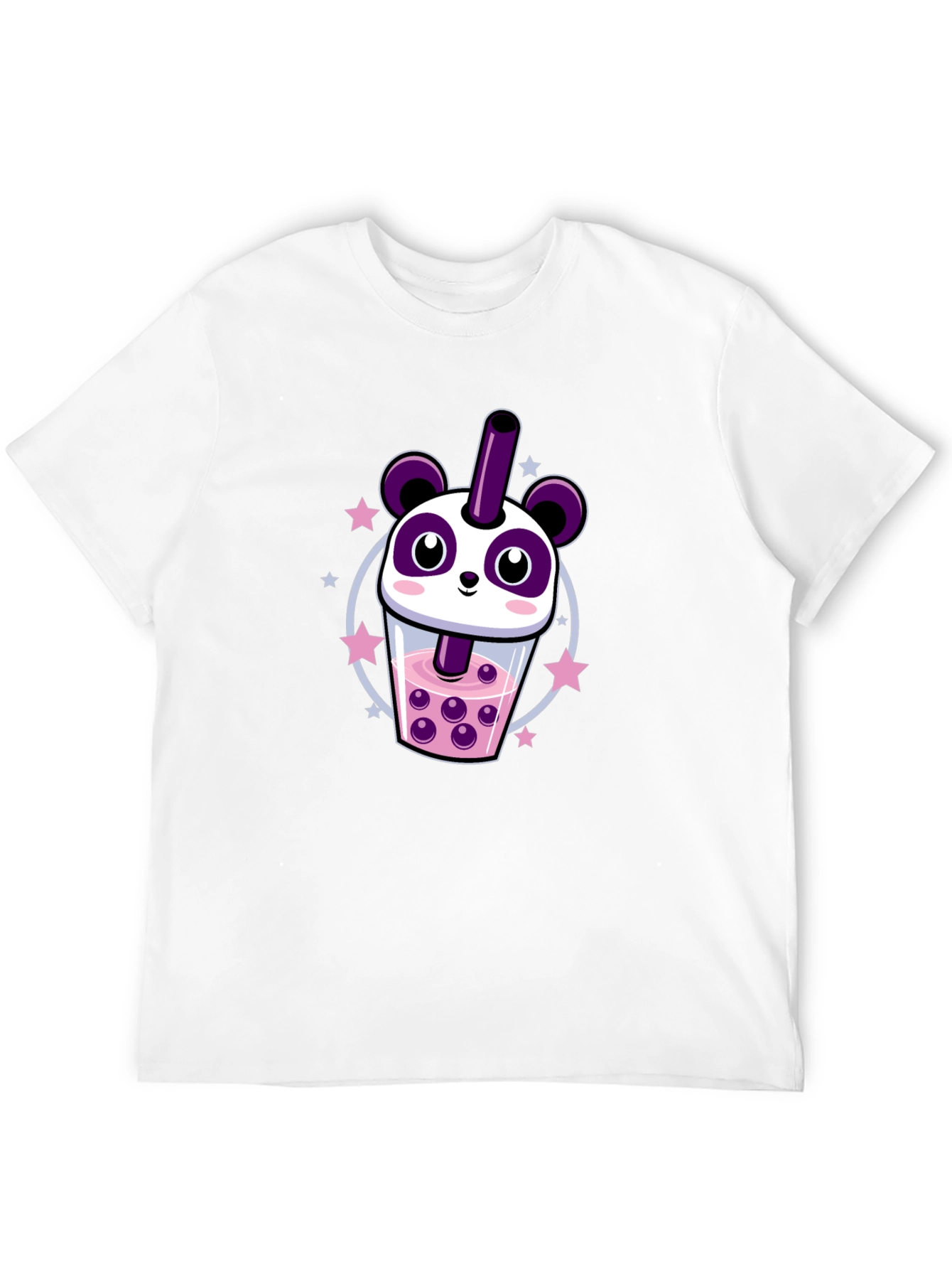 Kawaii Panda Bubble Tea Graphic Tee