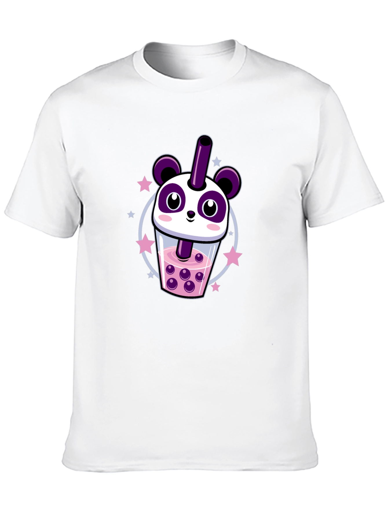 Kawaii Panda Bubble Tea Graphic Tee