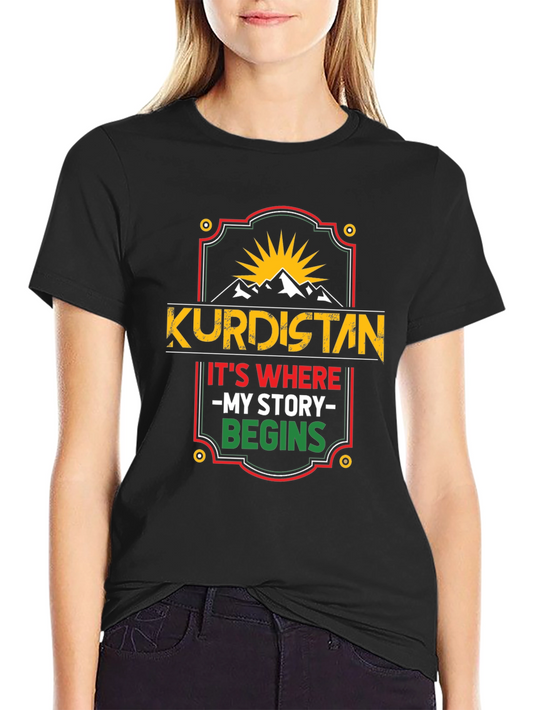 Kurdistan My Story Begins Graphic T-Shirt