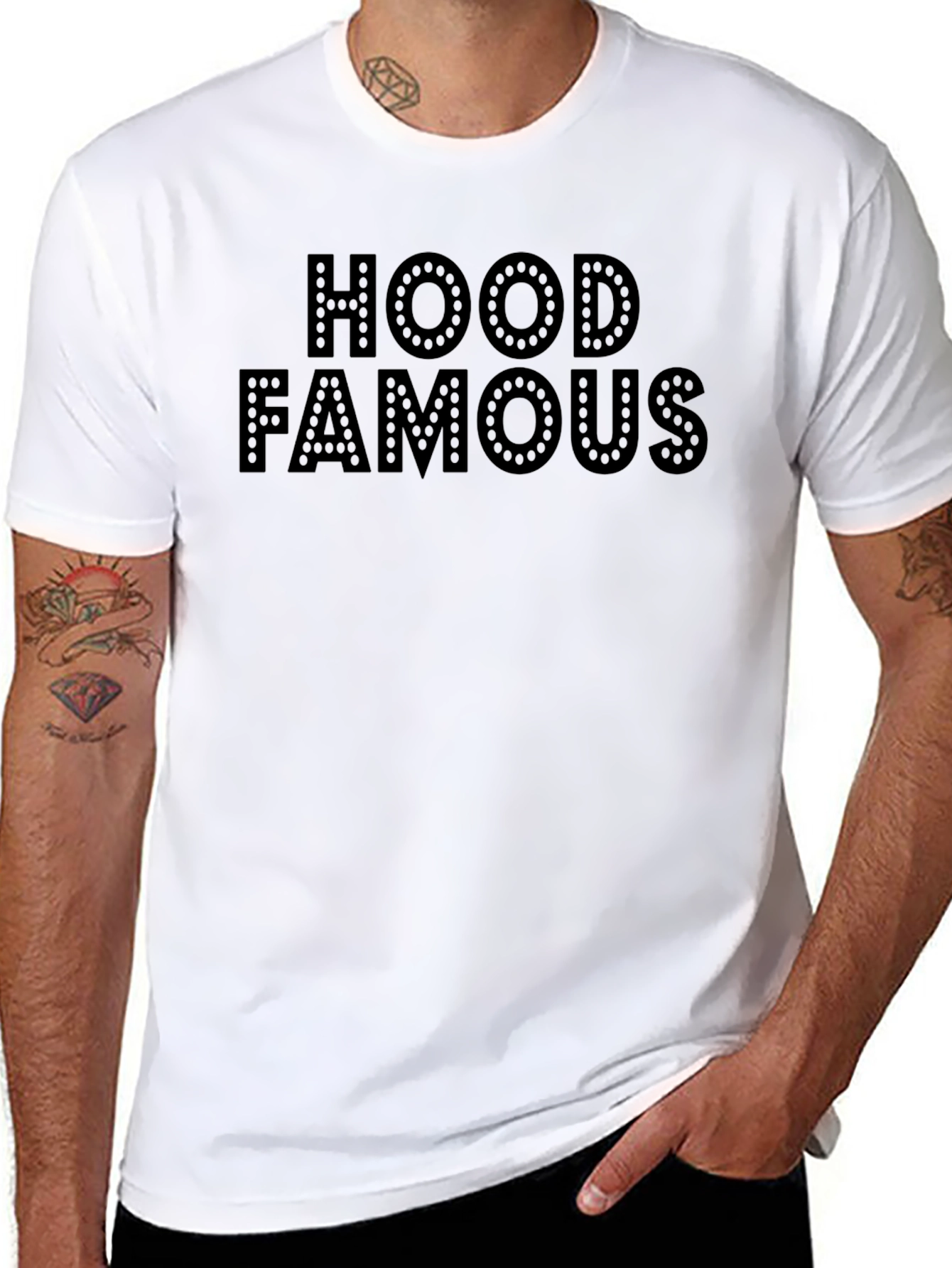 Hood Famous Black T-Shirt