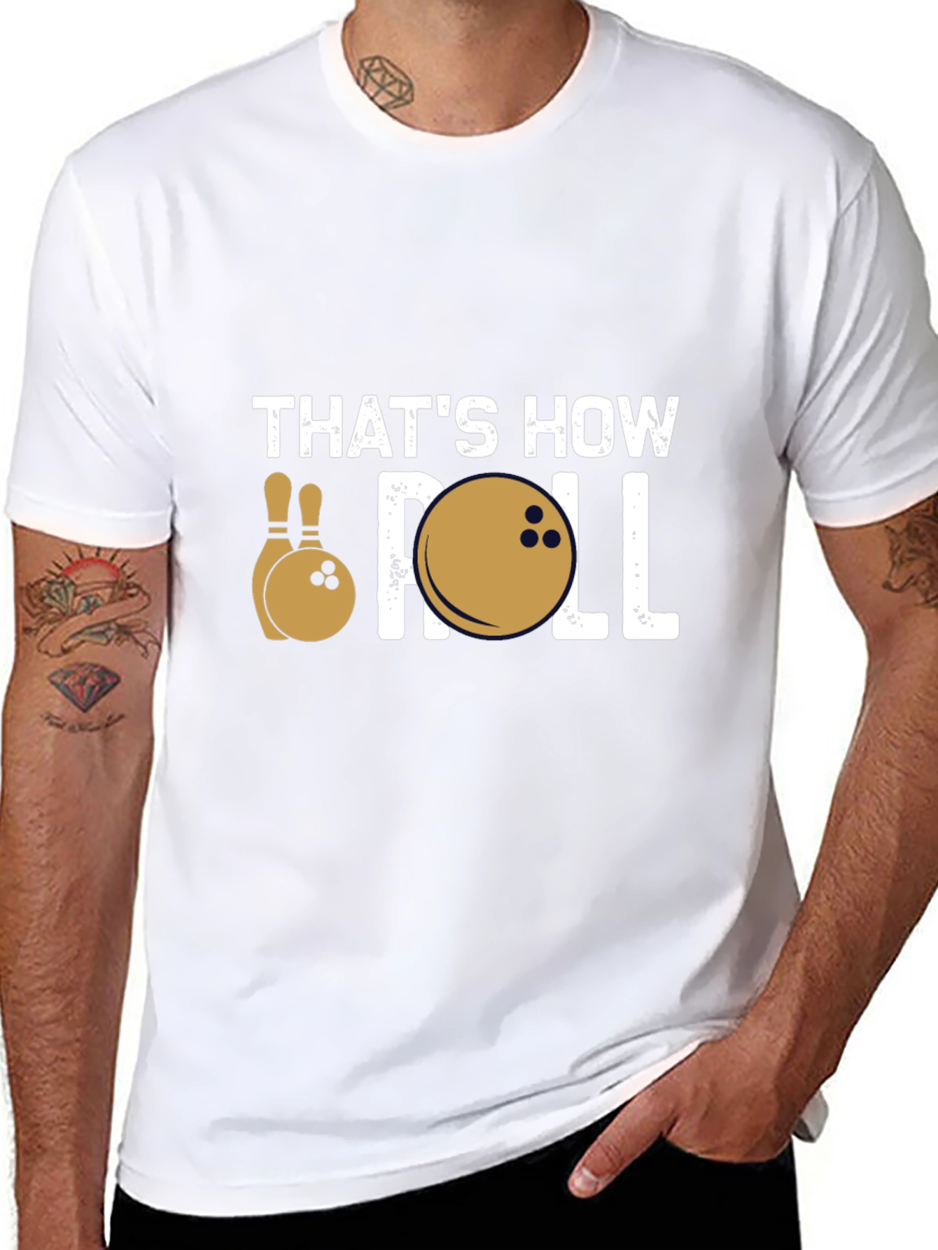 Thats How I Roll Bowling Graphic Tee