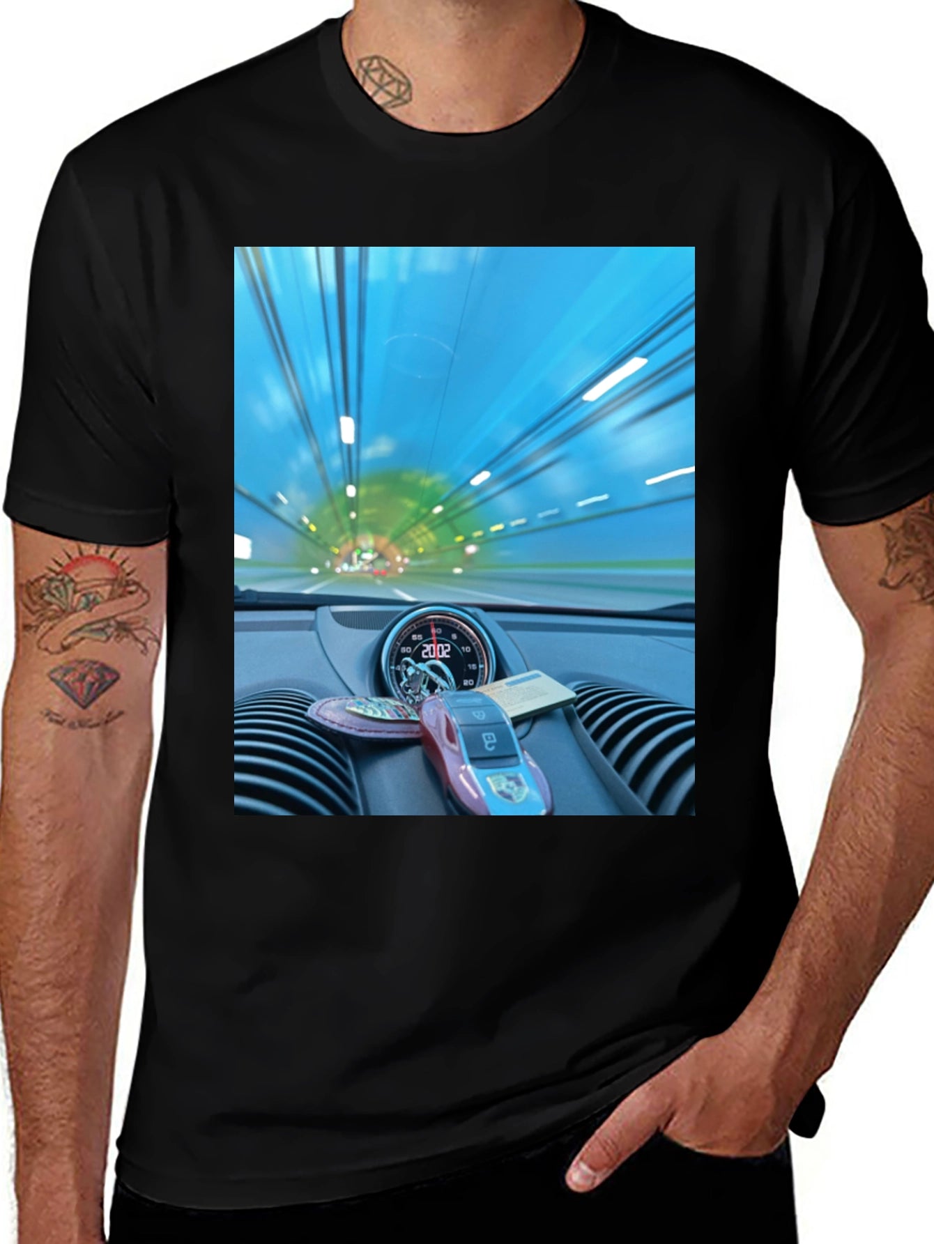 Tunnel Vision Black T-Shirt