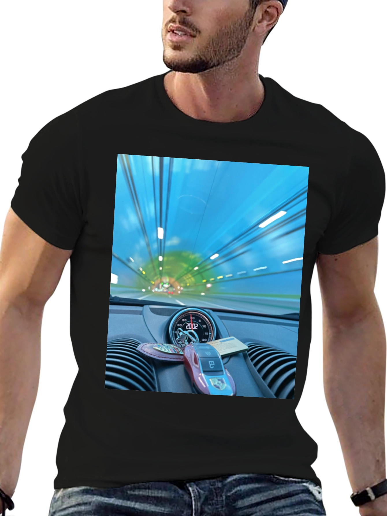 Tunnel Vision Black T-Shirt