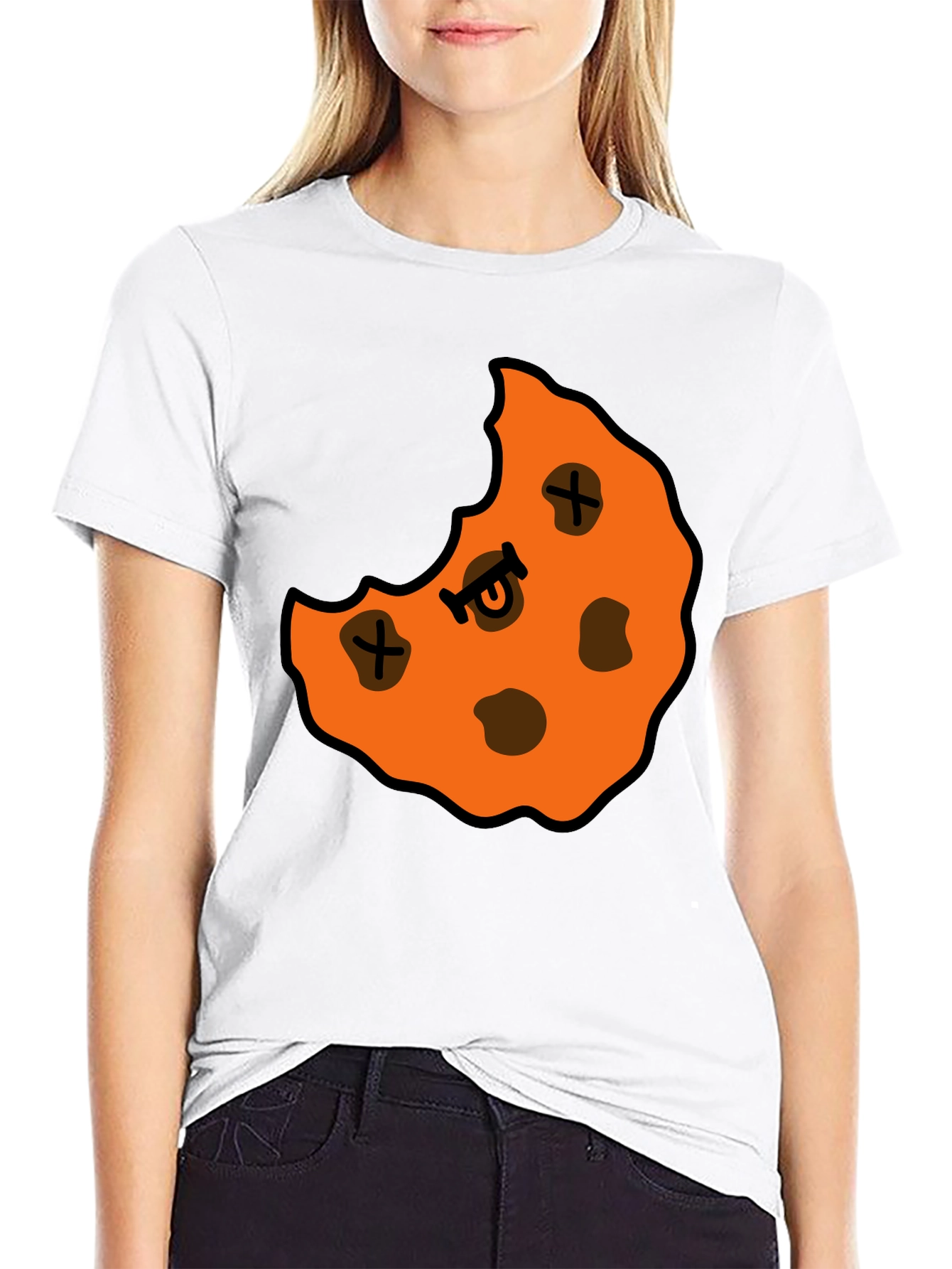Cookie Monster Graphic Black T-Shirt