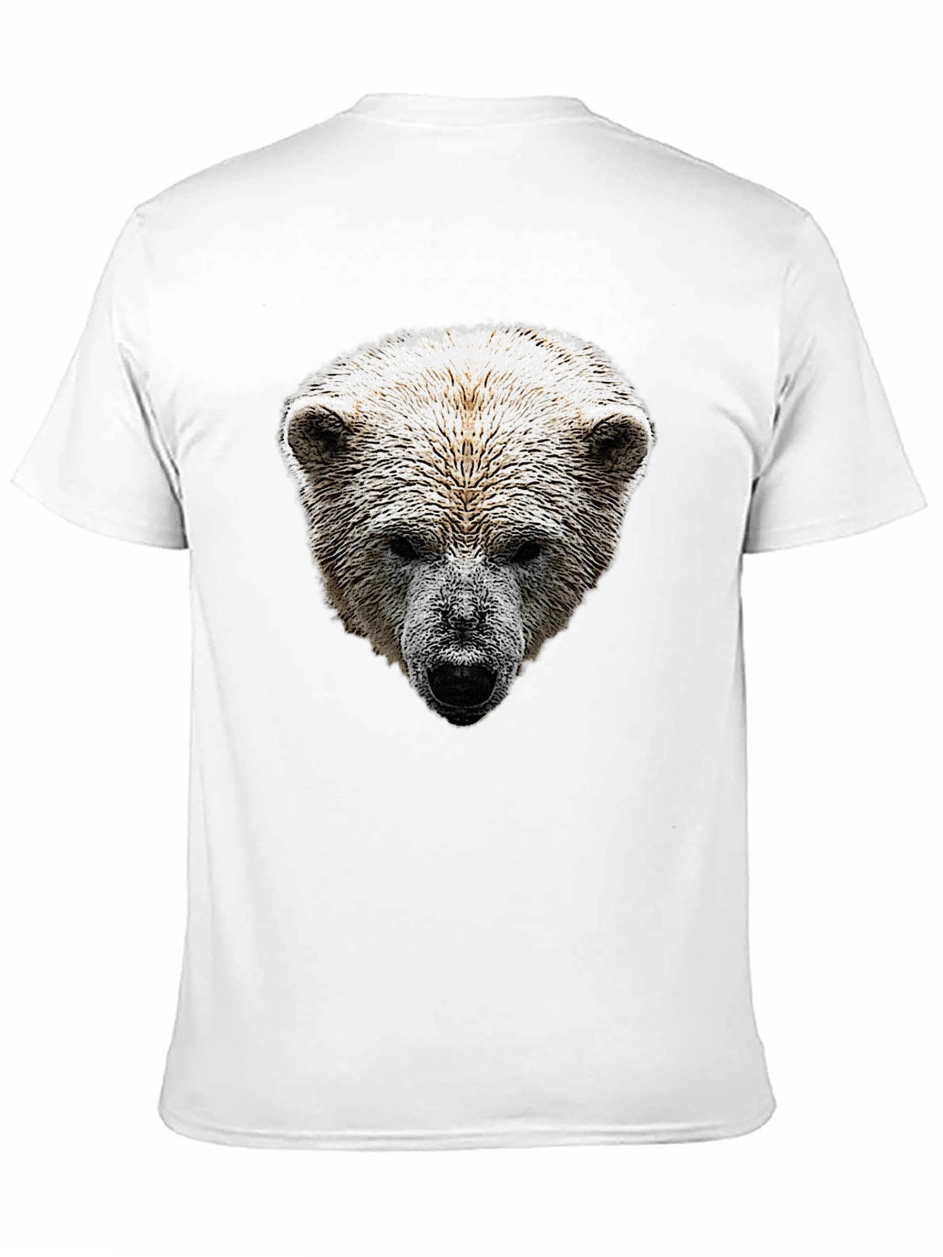 Bear Graphic Print Crew Neck T-Shirt