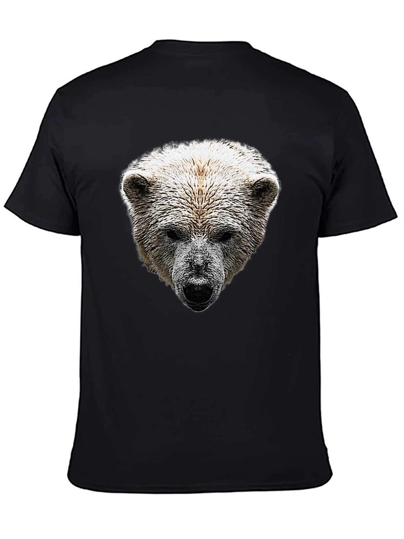 Bear Graphic Print Crew Neck T-Shirt