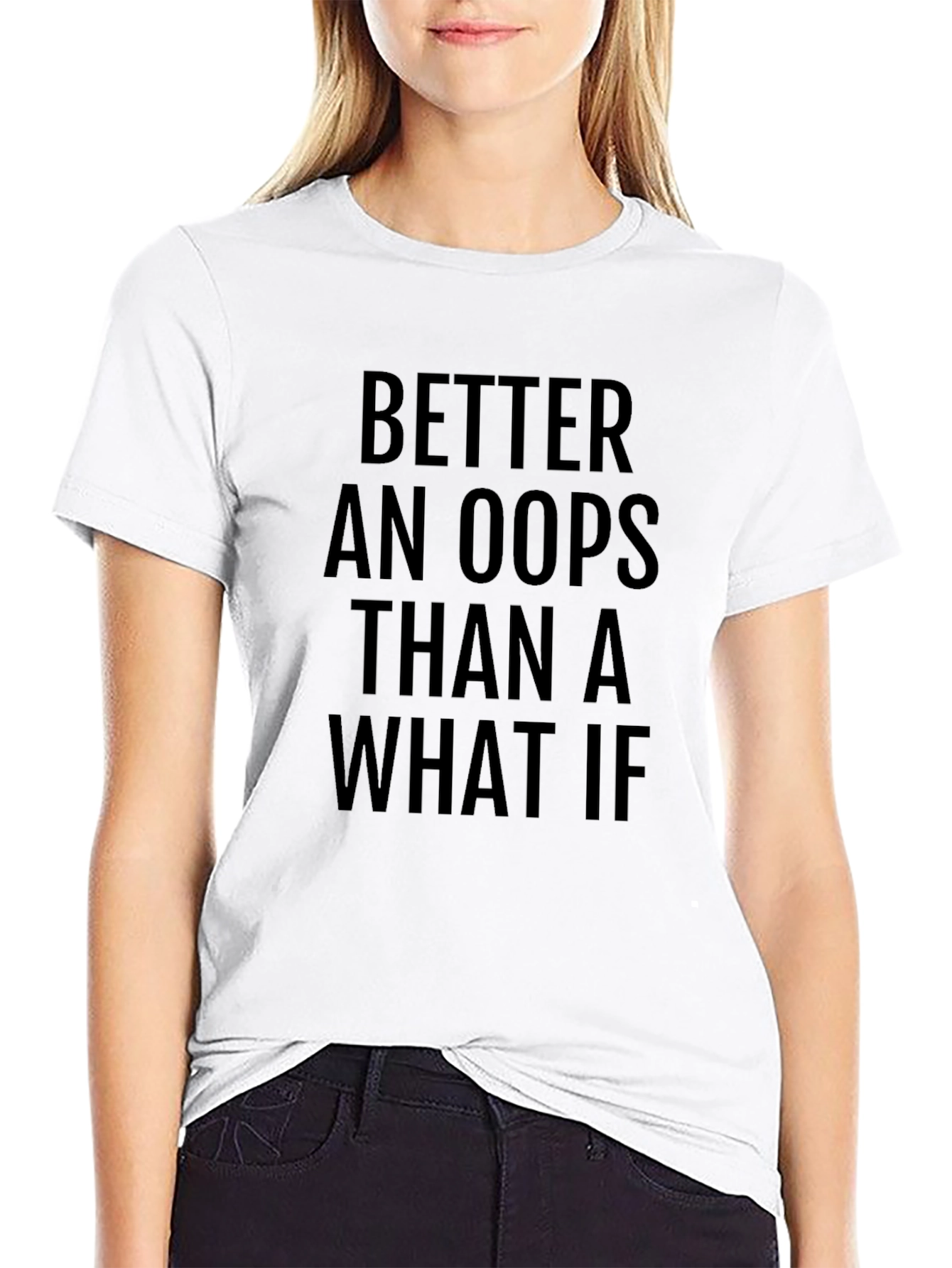 Oops vs. What If T-Shirt - Mens Graphic Tee