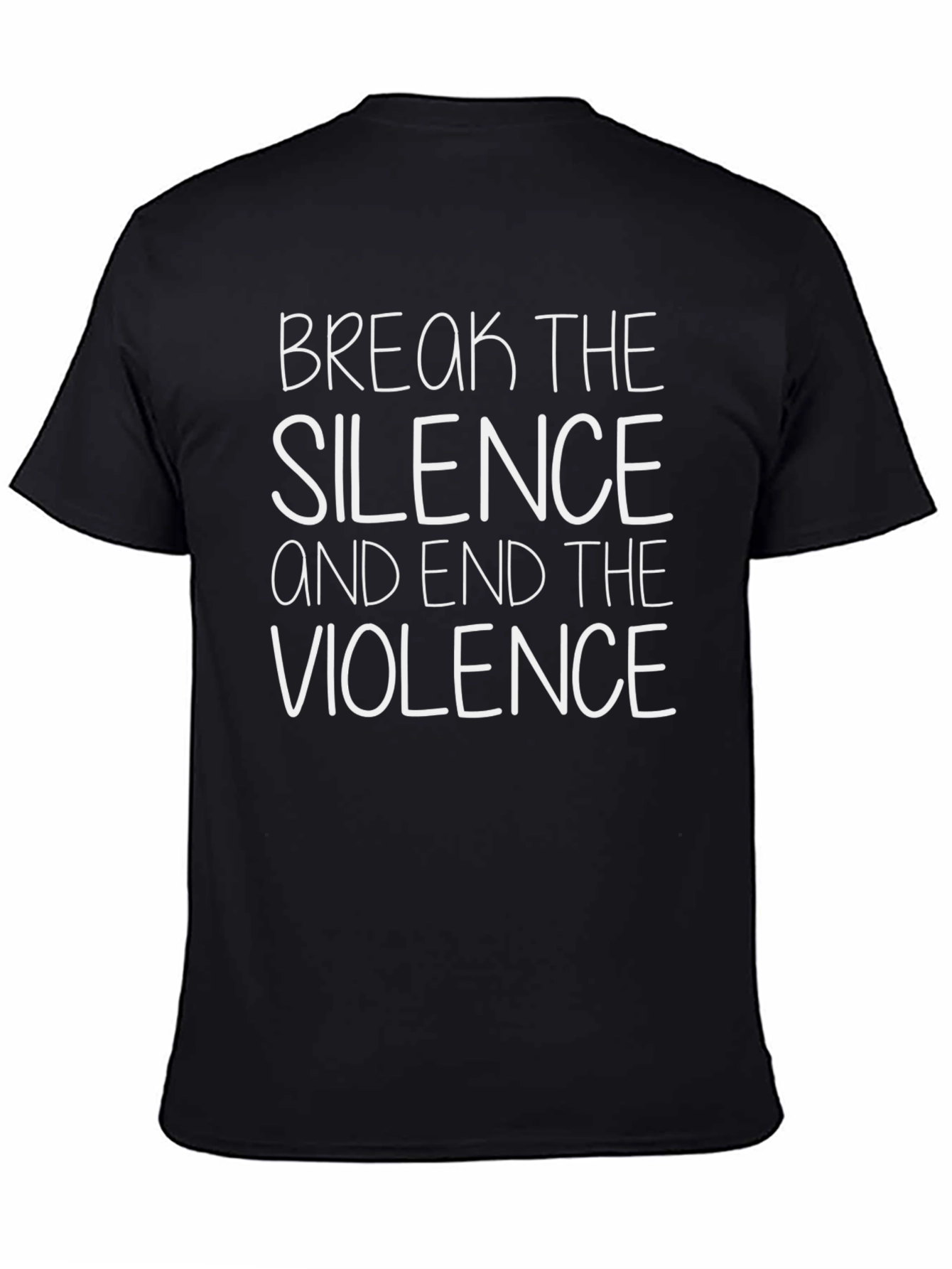 Break the Silence Graphic Tee - Black