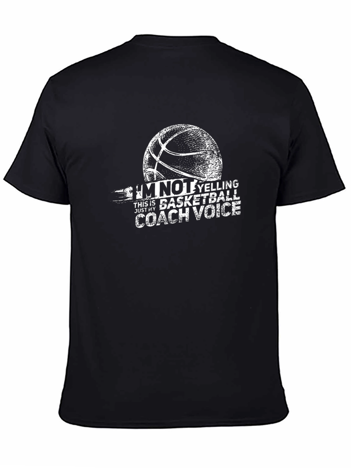 Basketball Coach Voice T-Shirt - Novelty Tee